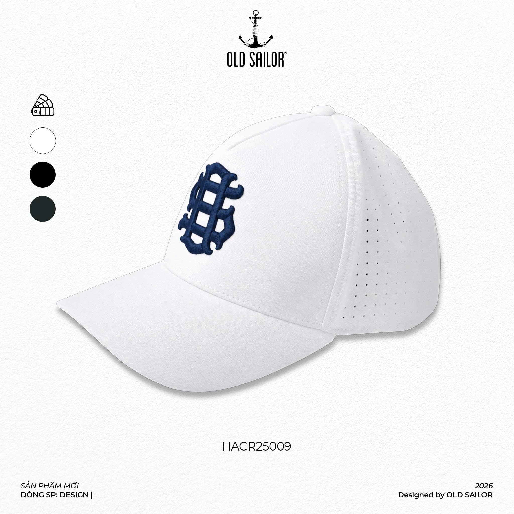  NÓN BASEBALL OLD SAILOR - 25009 – LOGO THÊU 3D, FORM ÔM GỌN KHUÔN MẶT 