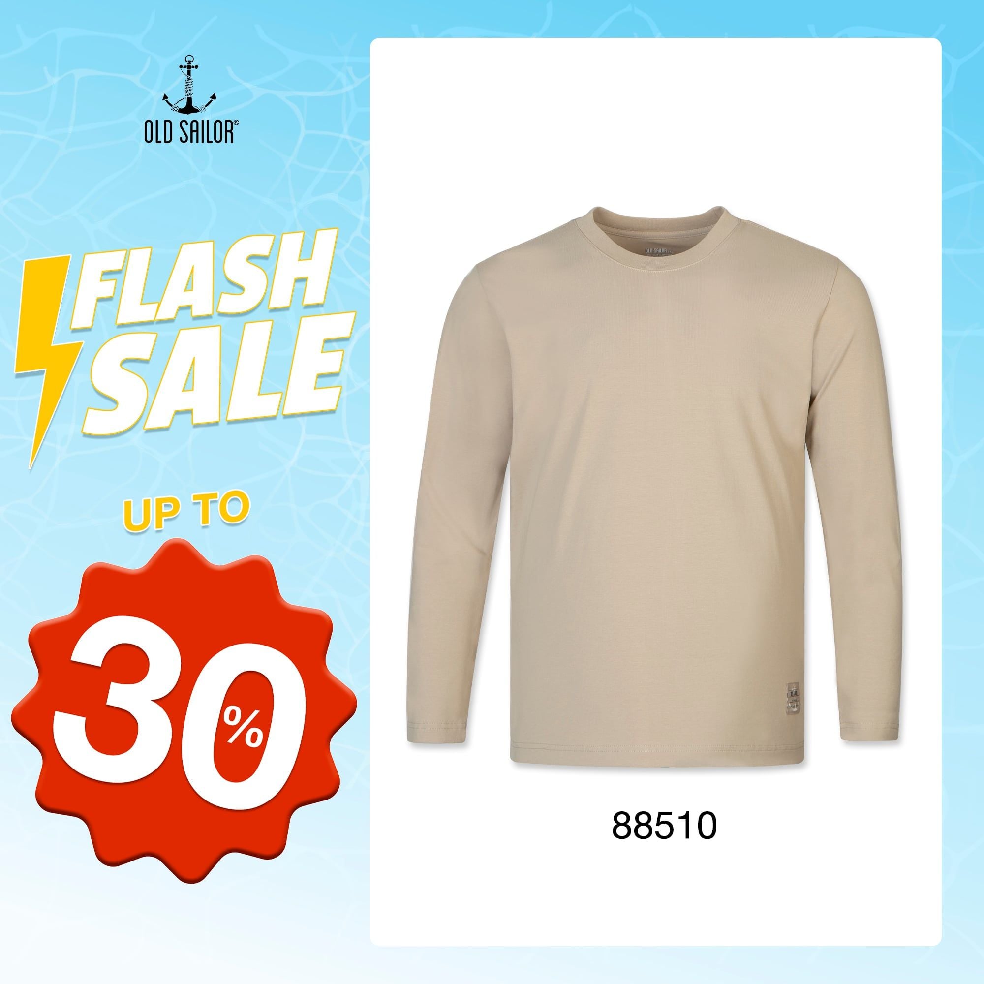  Áo Thun Nam Tay Dài Old Sailor - ATCA 88510 - Big Size Upto 5XL - 2023 