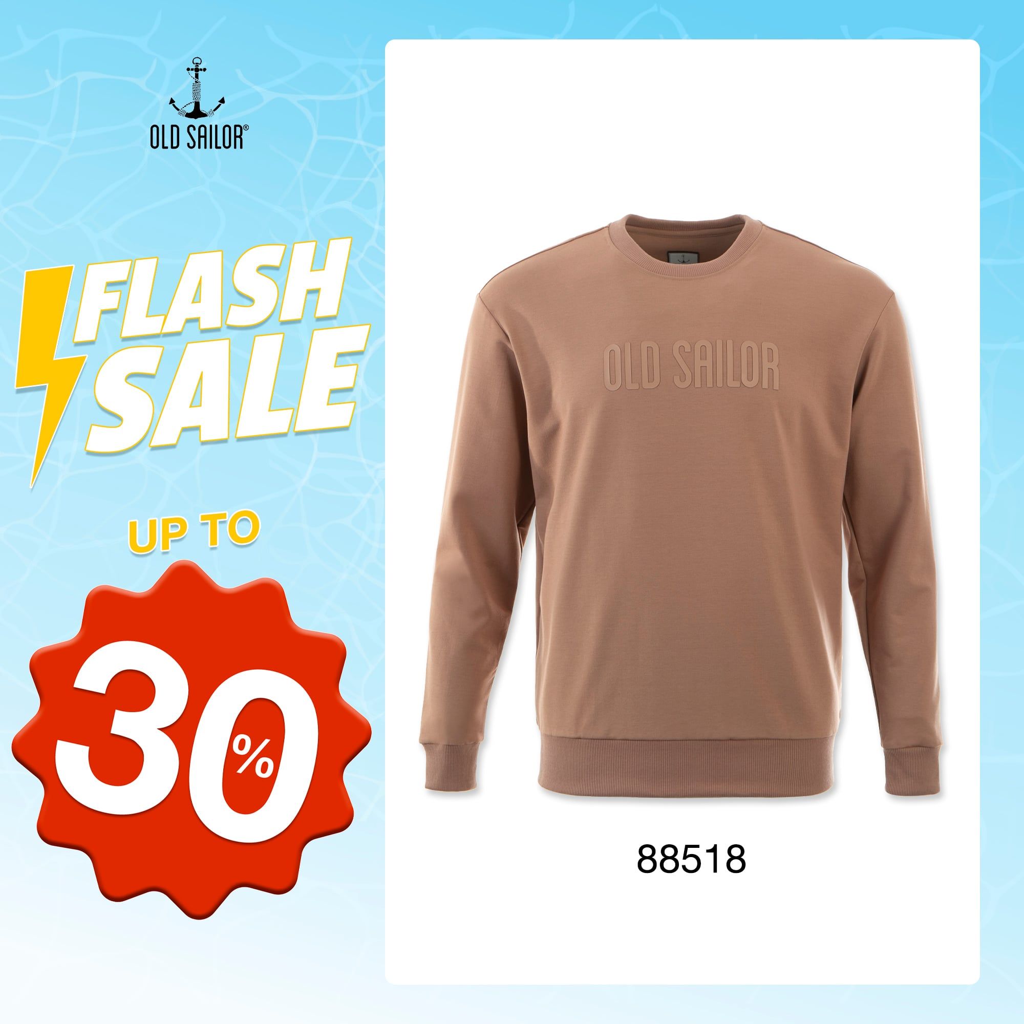  Áo Sweater Silicon Text Old Sailor - SWCF88518 - Big size upto 5XL - KM50 