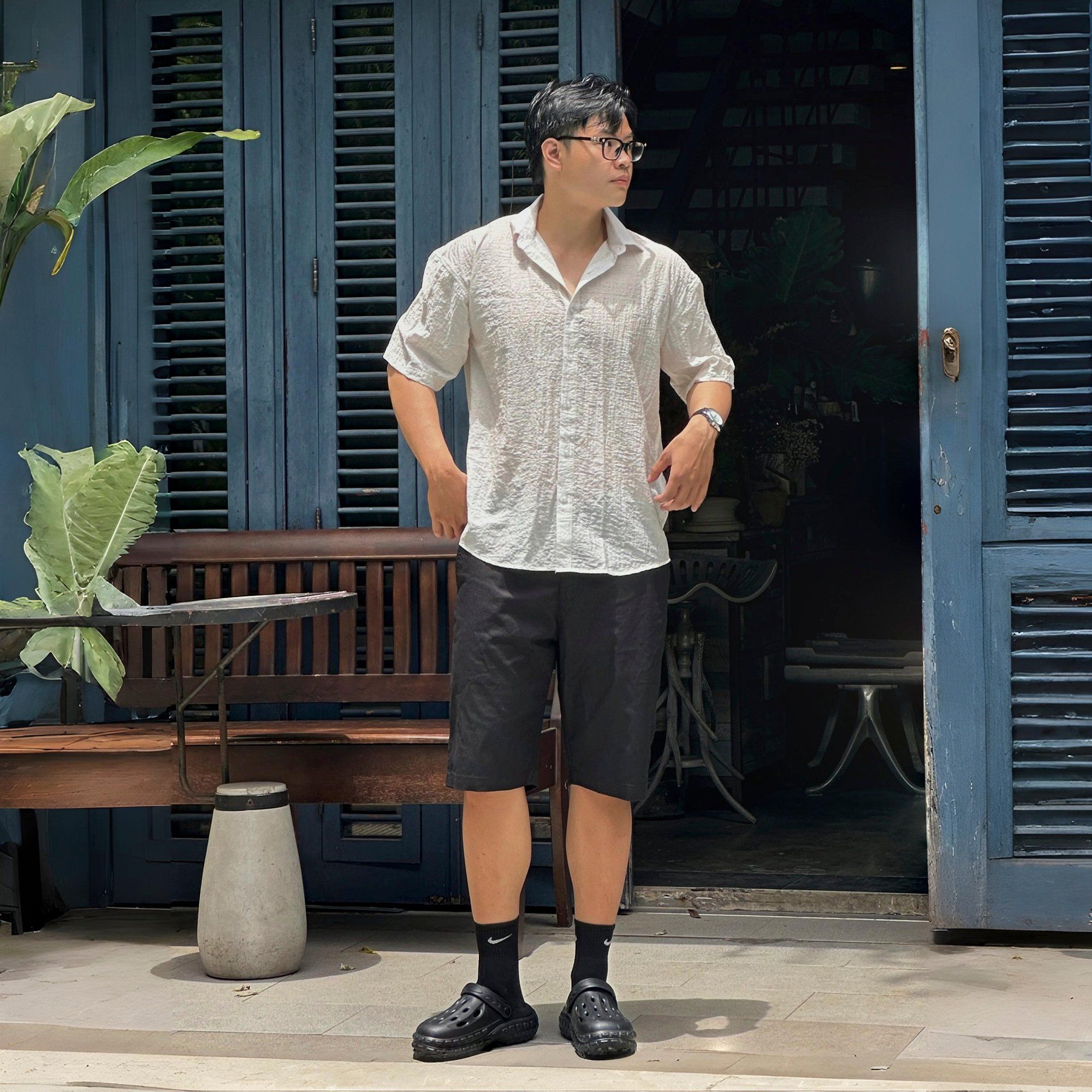  Quần Short Nam Osl Linen Short - 31015 - Bigsize upto 44 