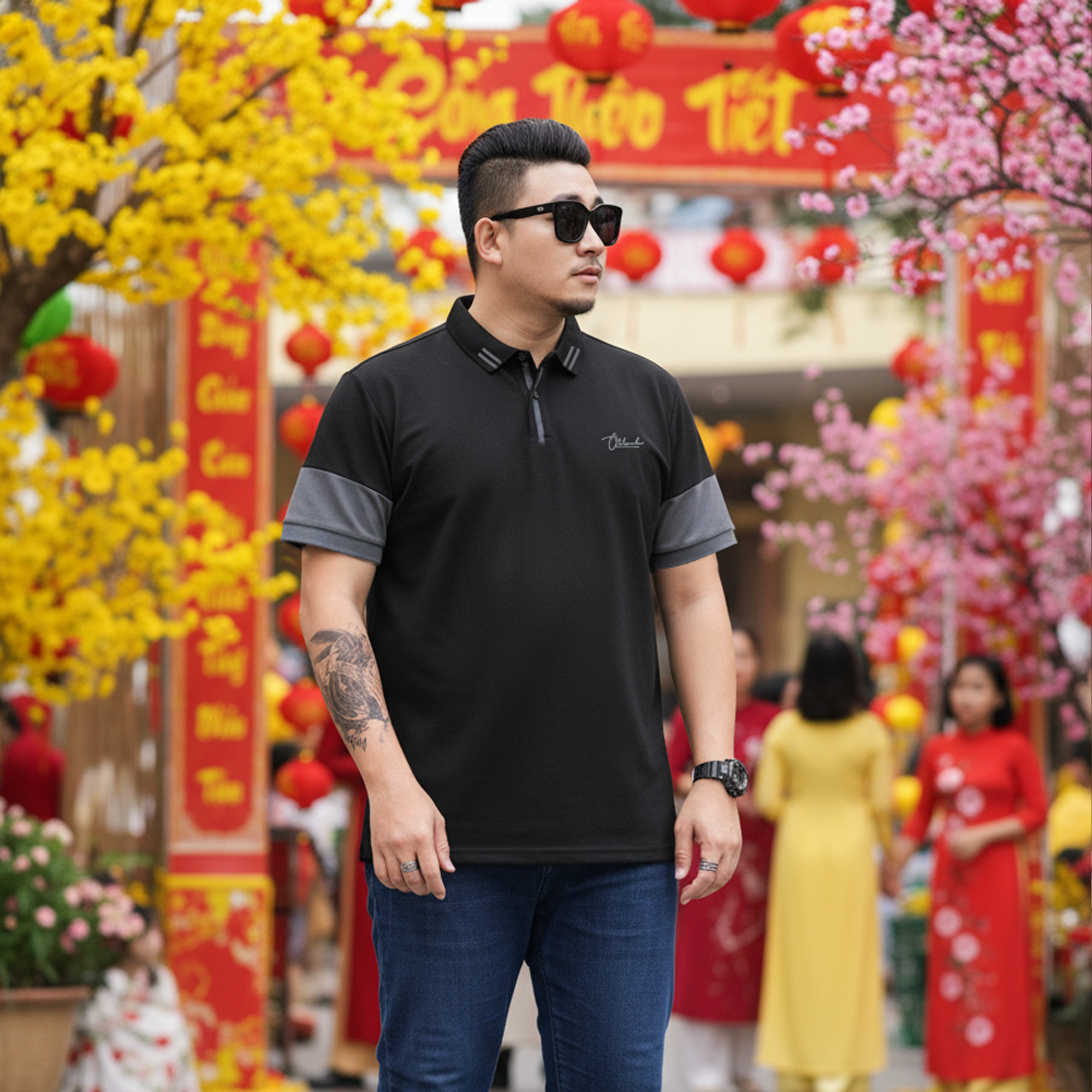  Áo Polo Nam Bigsize - Monie Polo  – 33071 - Bigsize upto 5XL 