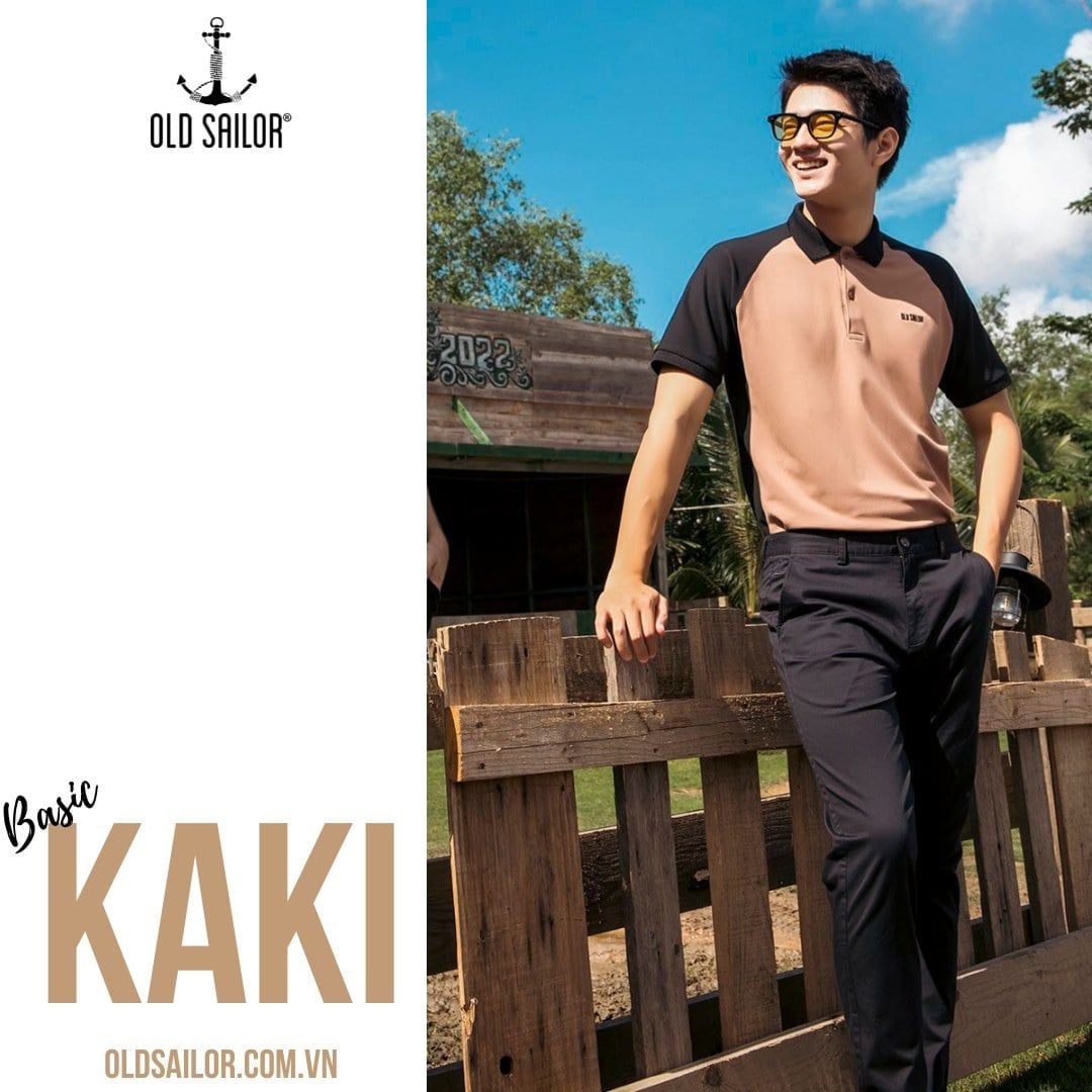  Quần kaki Nam Basic Form Slim-fit Old Sailor - QKDE31007 - Big size upto 42 
