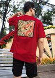  Áo Thun In Họa Tiết Dragon Old Sailor - ATDO88578 - Đỏ - Big Size Upto 5XL 