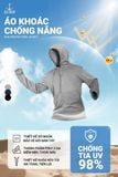  Áo khoác Sun Protection Old Sailor - AKXA26019 - Big size upto 5XL 