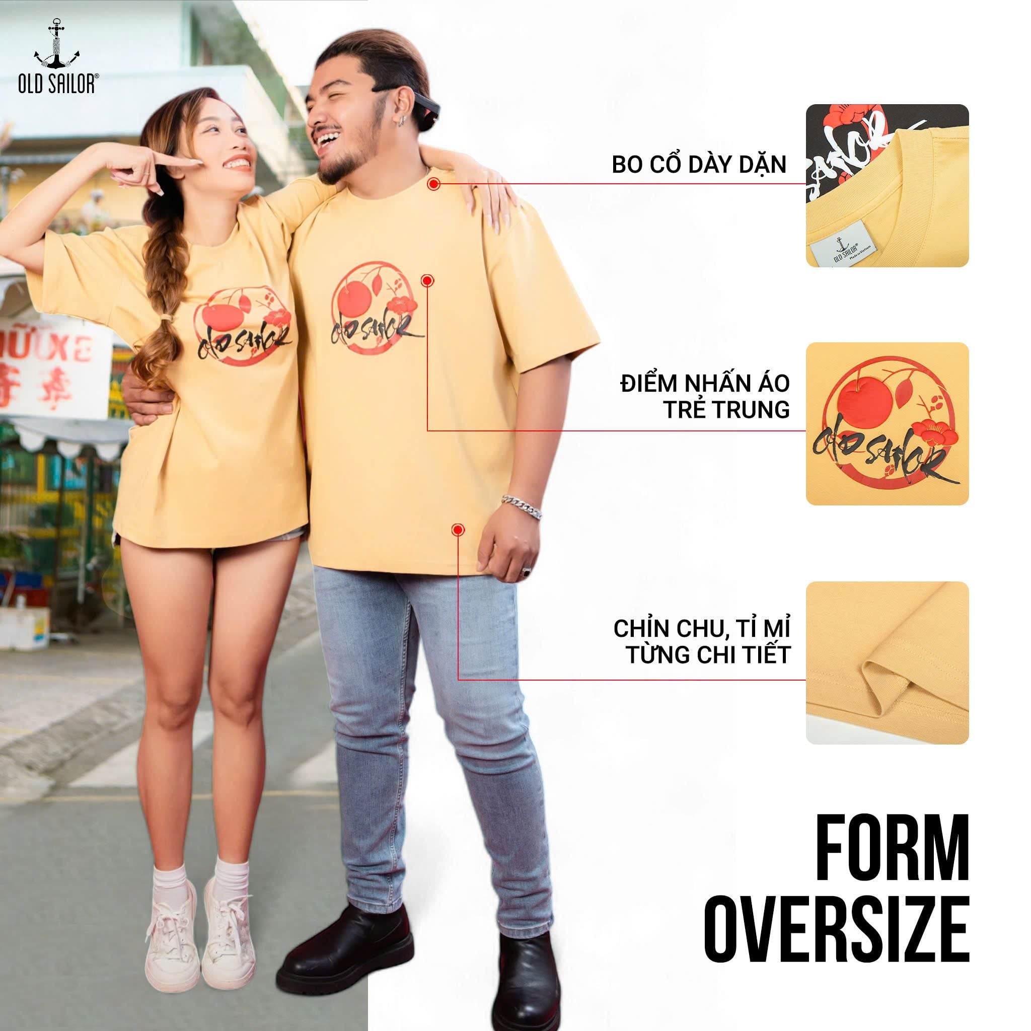  Áo Thun Nam Lucky Old Sailor - ATYE88627 - Big Size Upto 5XL 