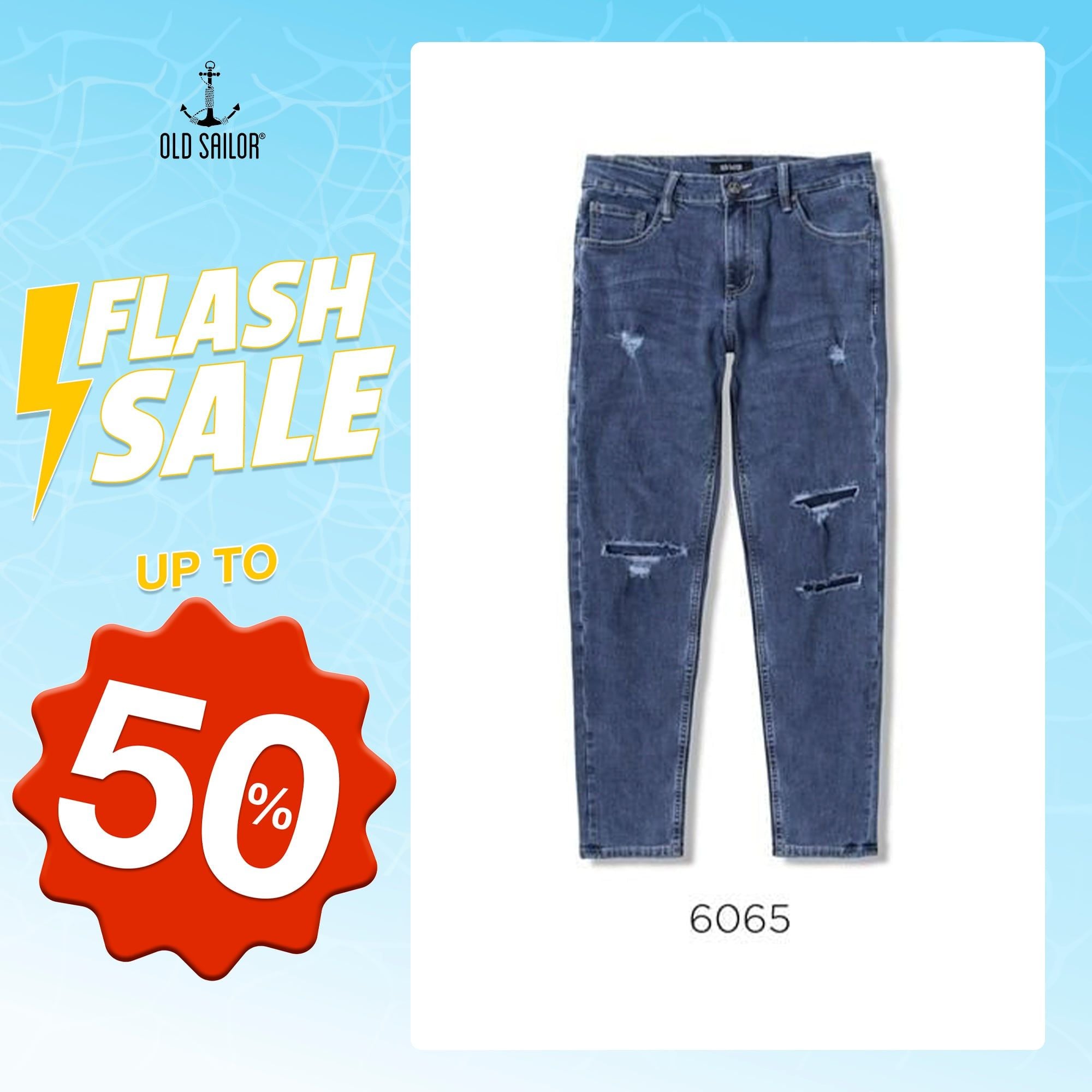  Quần Jean Form Skinny Old Sailor - 6065 - Big Size upto 42 