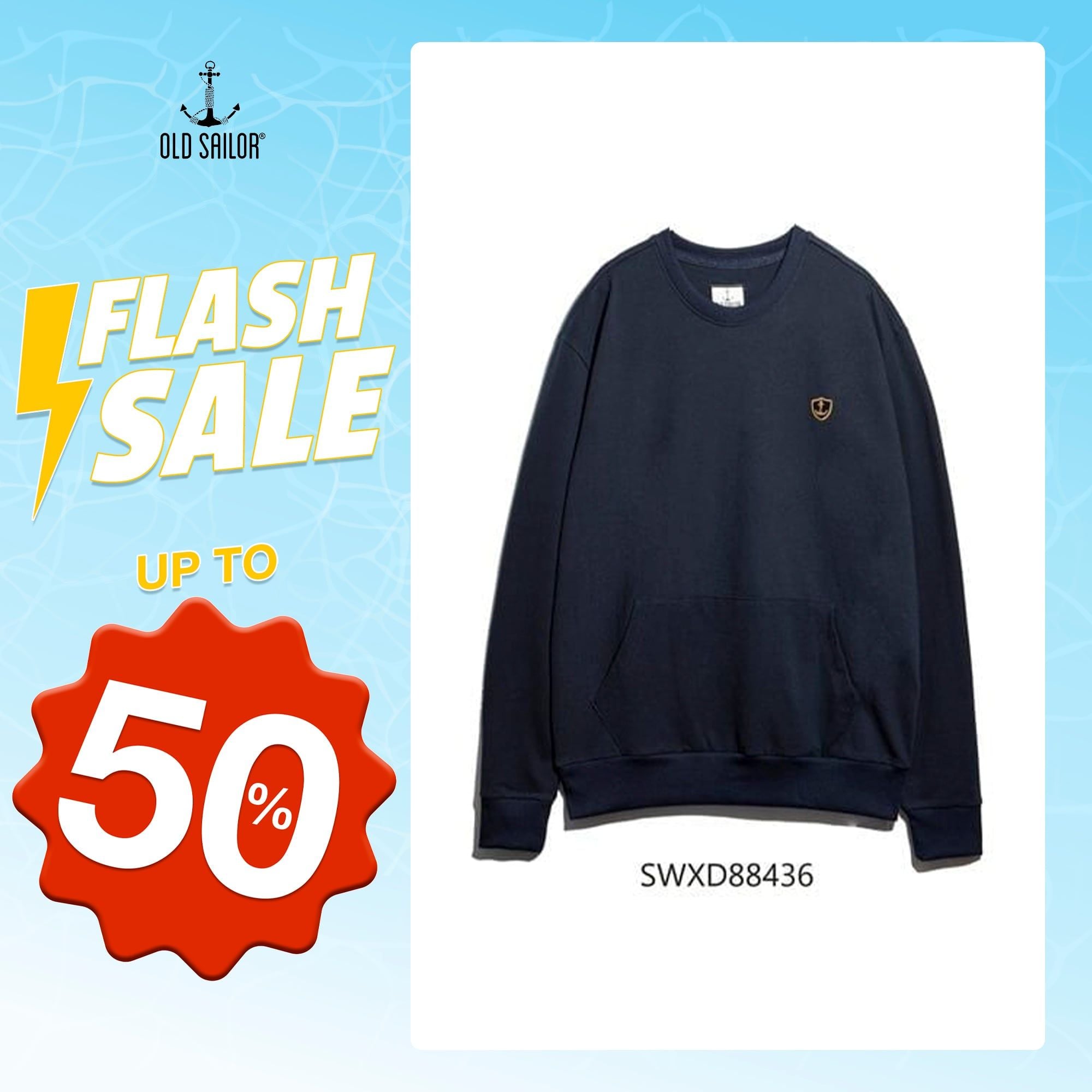  Áo Sweater Có Túi Old Sailor - SWXD88436 - big size upto 5XL 