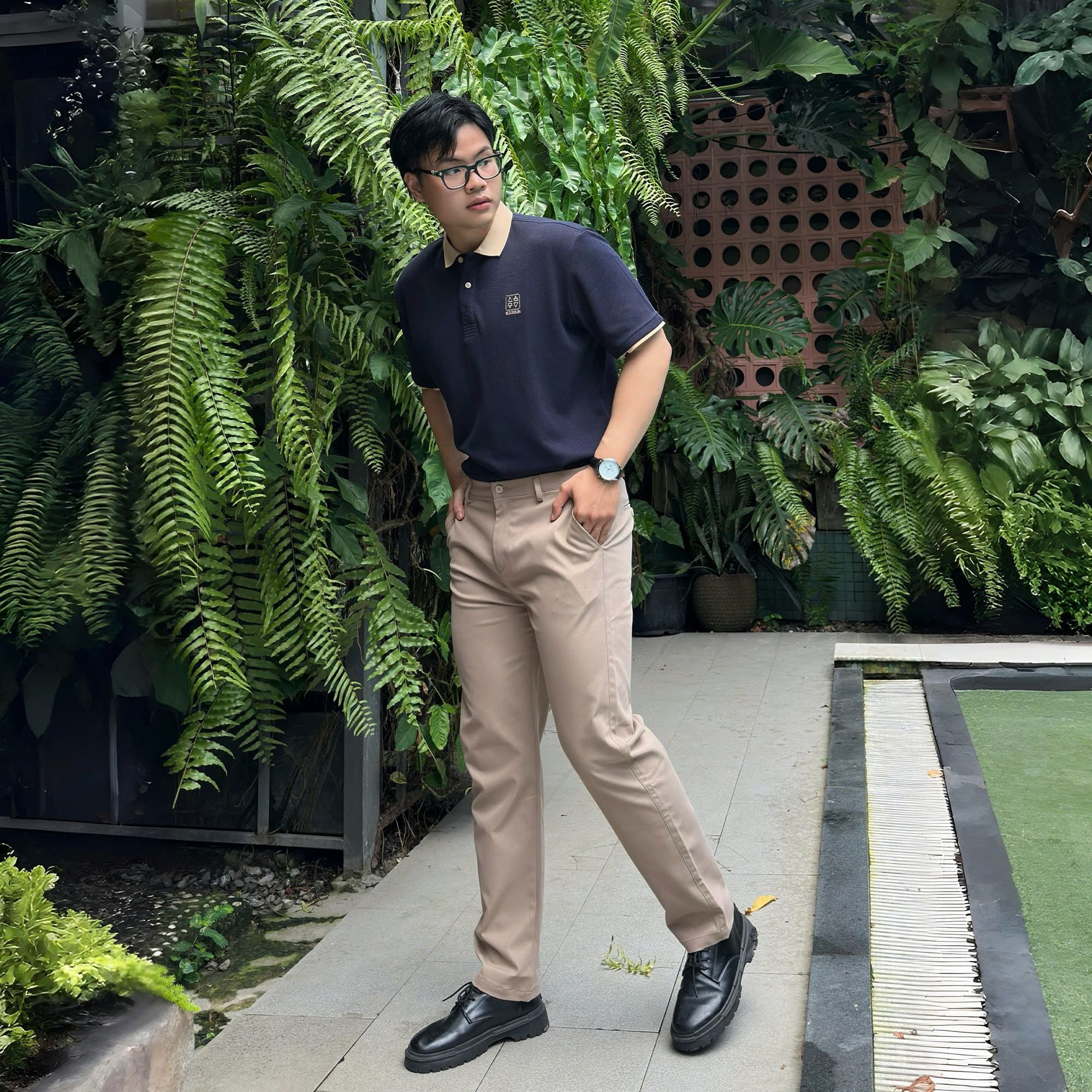  Quần Kaki Osl Elan Premium Kaki - 46006 - Bigsize upto 44 