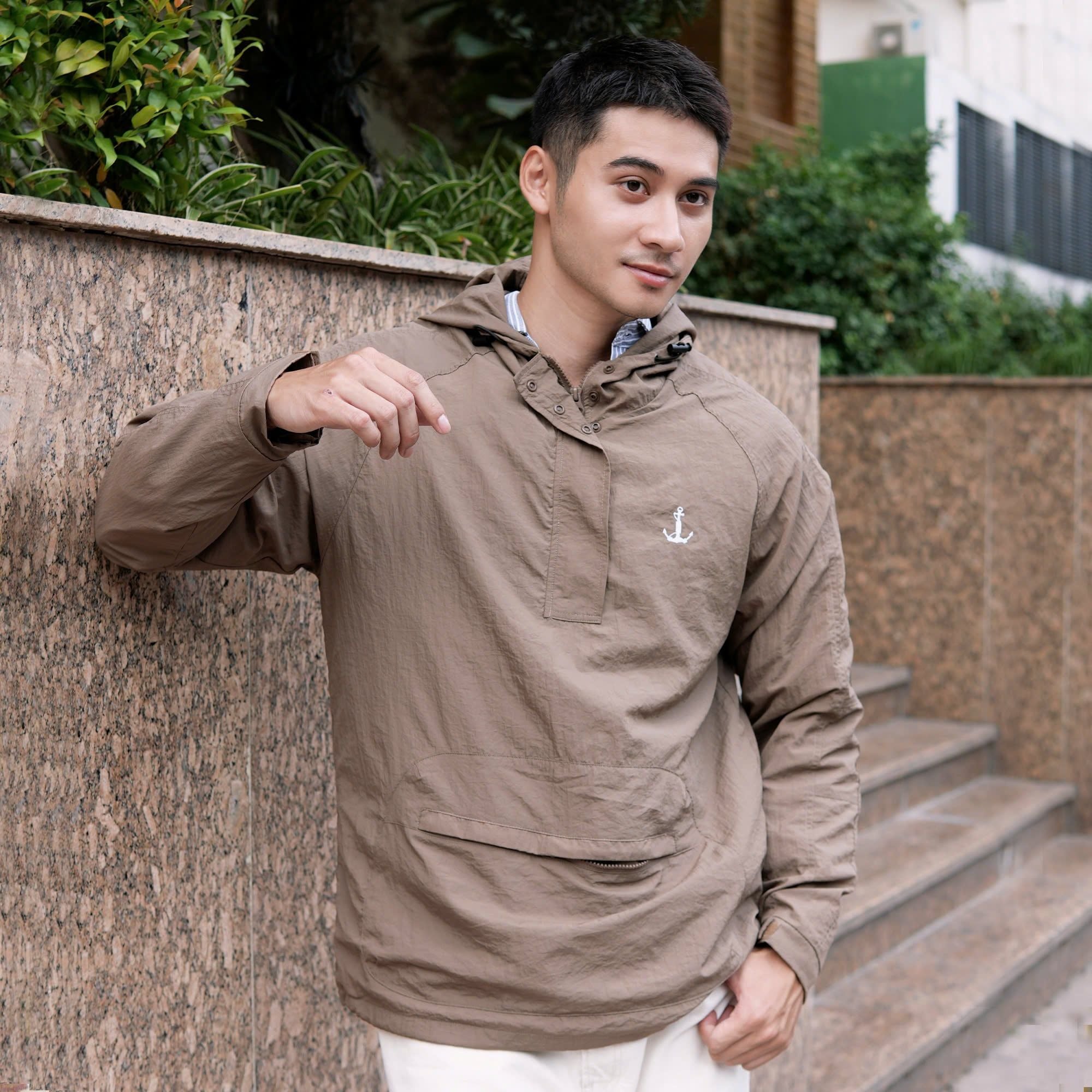  Áo Khoác Nam Vải Dù Old Sailor - AKNB 26023 - Big size upto 5XL  - 2024 