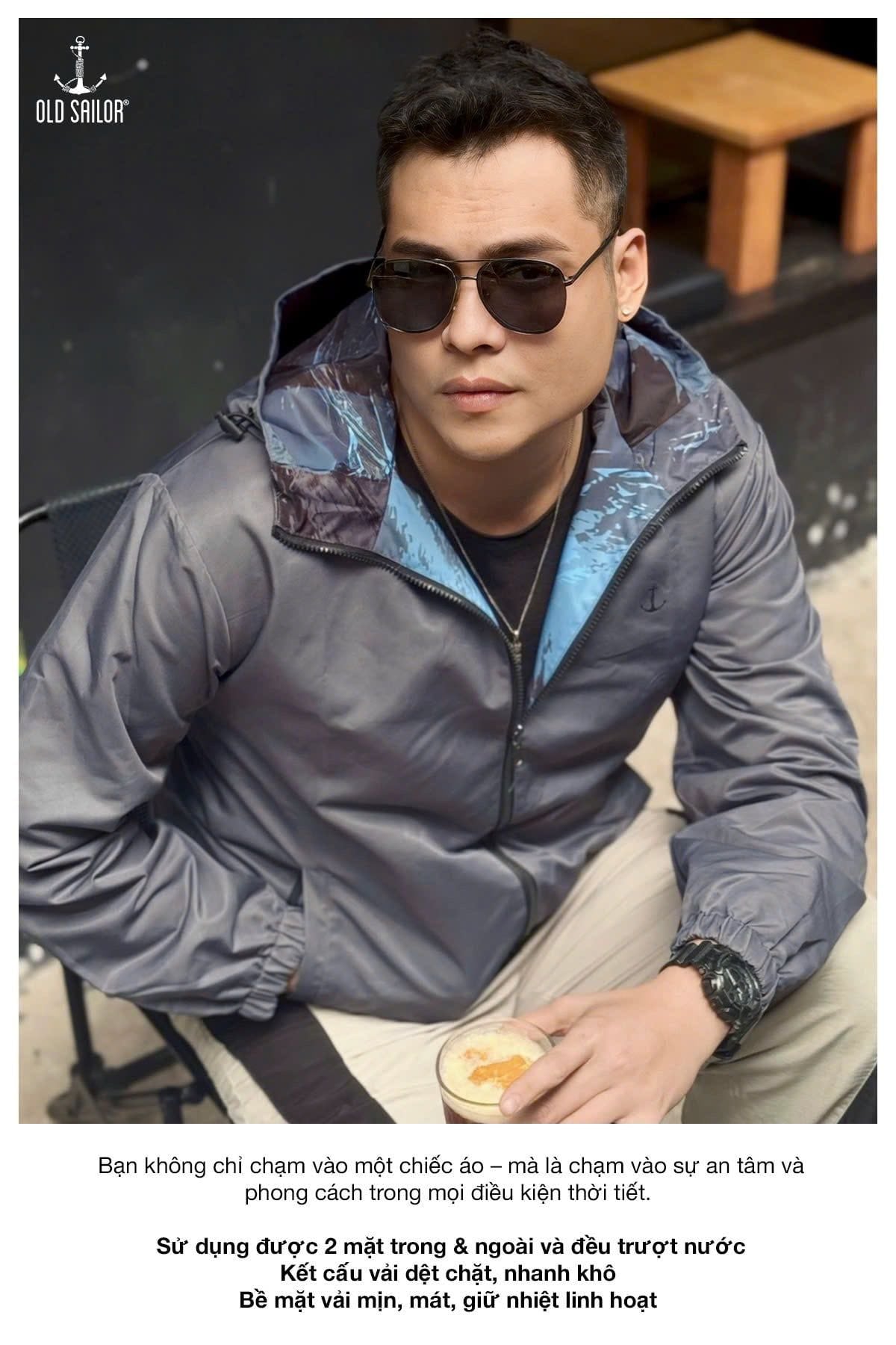  Áo Khoác Dù Osl Dryx2 Premium Jacket - 48002 - Bigsize upto 140KG 