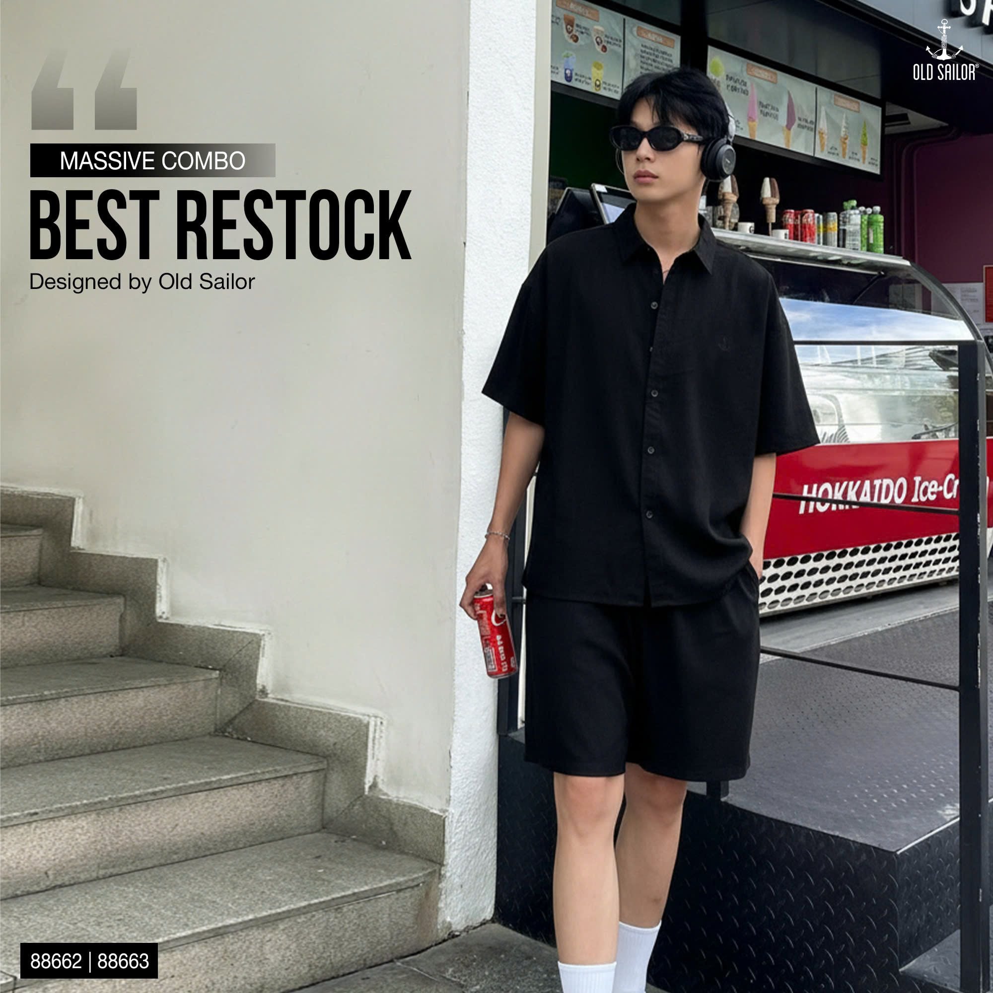  Áo Sơ Mi Nam Massive Old Sailor - SMBL 88662 - Bigsize Up To 5XL 