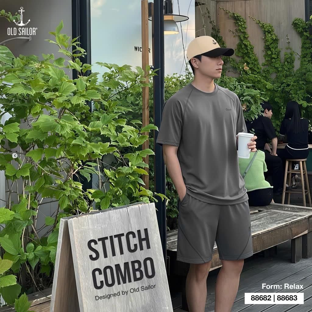  Áo Thun Nam Osl Stitch Tee - 88682 - Big Size Upto 140KG 