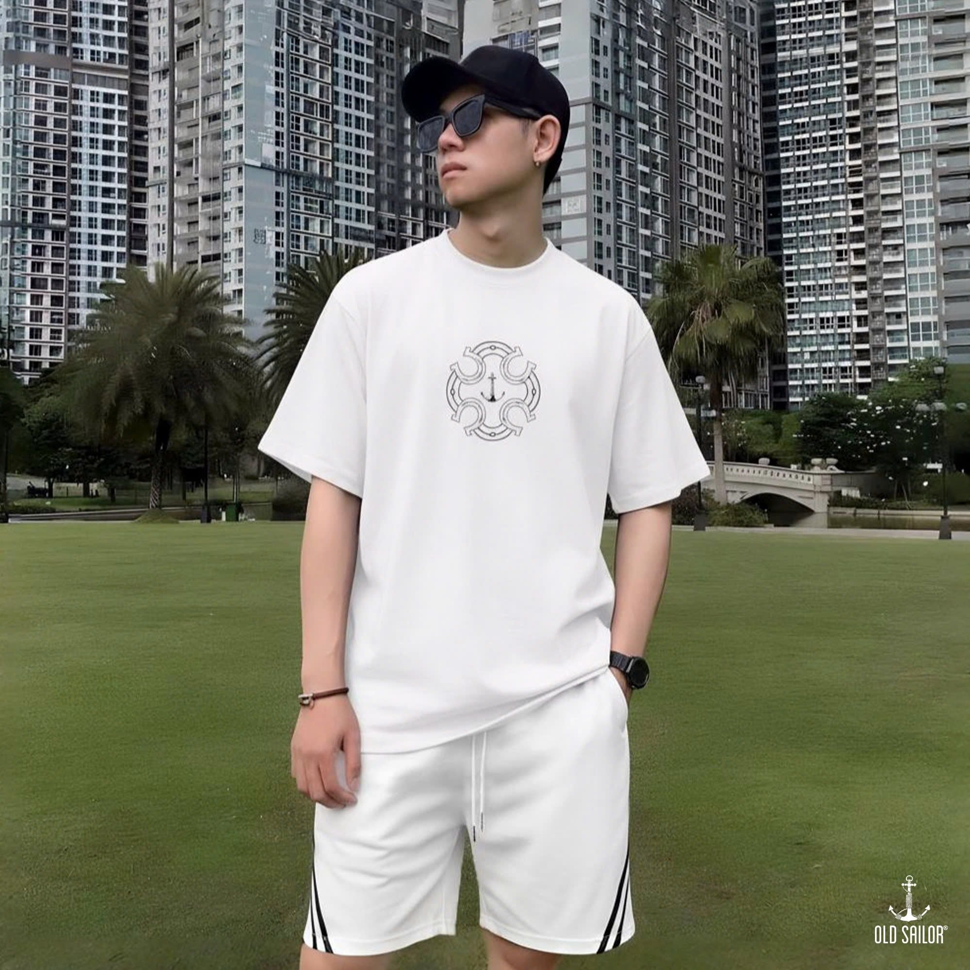  Áo Thun Nam Osl Horseshoe Tee - 88684 - Big Size Upto 140KG 