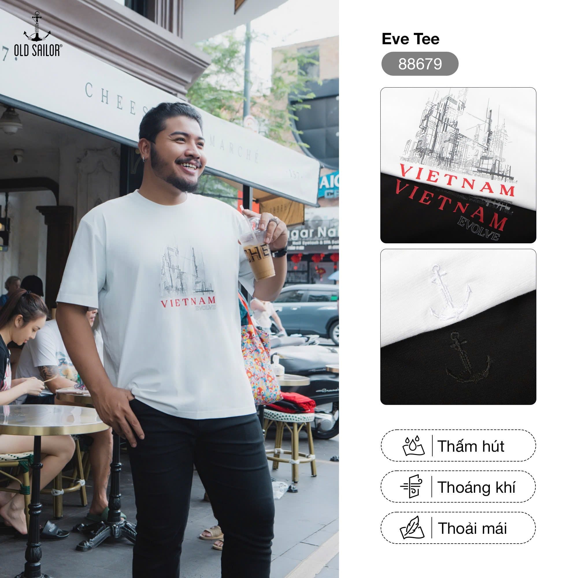  Áo Thun Nam Osl Eve Tee - 88679 - Bigsize Upto 140KG 