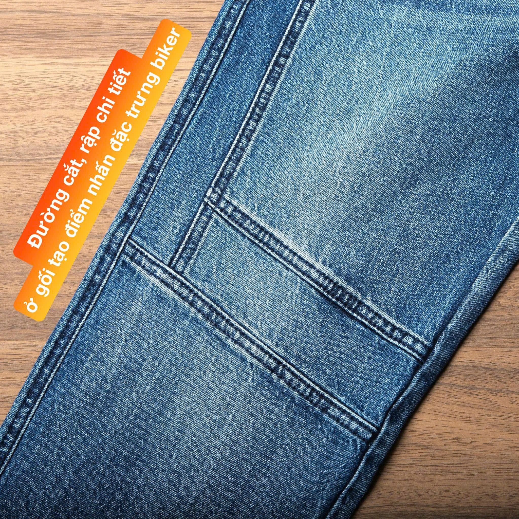  Quần Jeans Biker 7447 – Straight, Cao Cấp, Trẻ Trung 