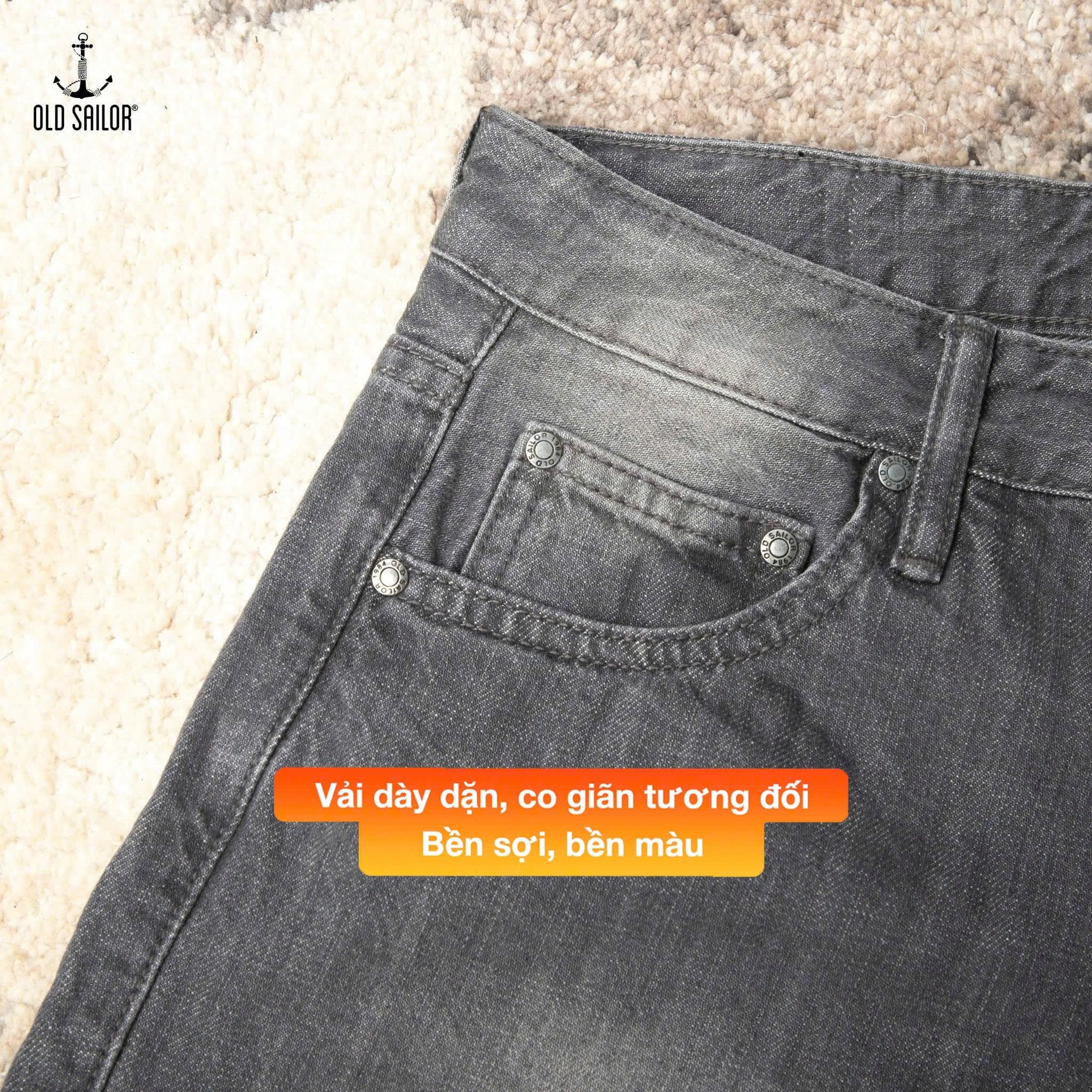  Quần Jean Active 7413 – Denim Cao Cấp, Loose Fit, Trẻ Trung 
