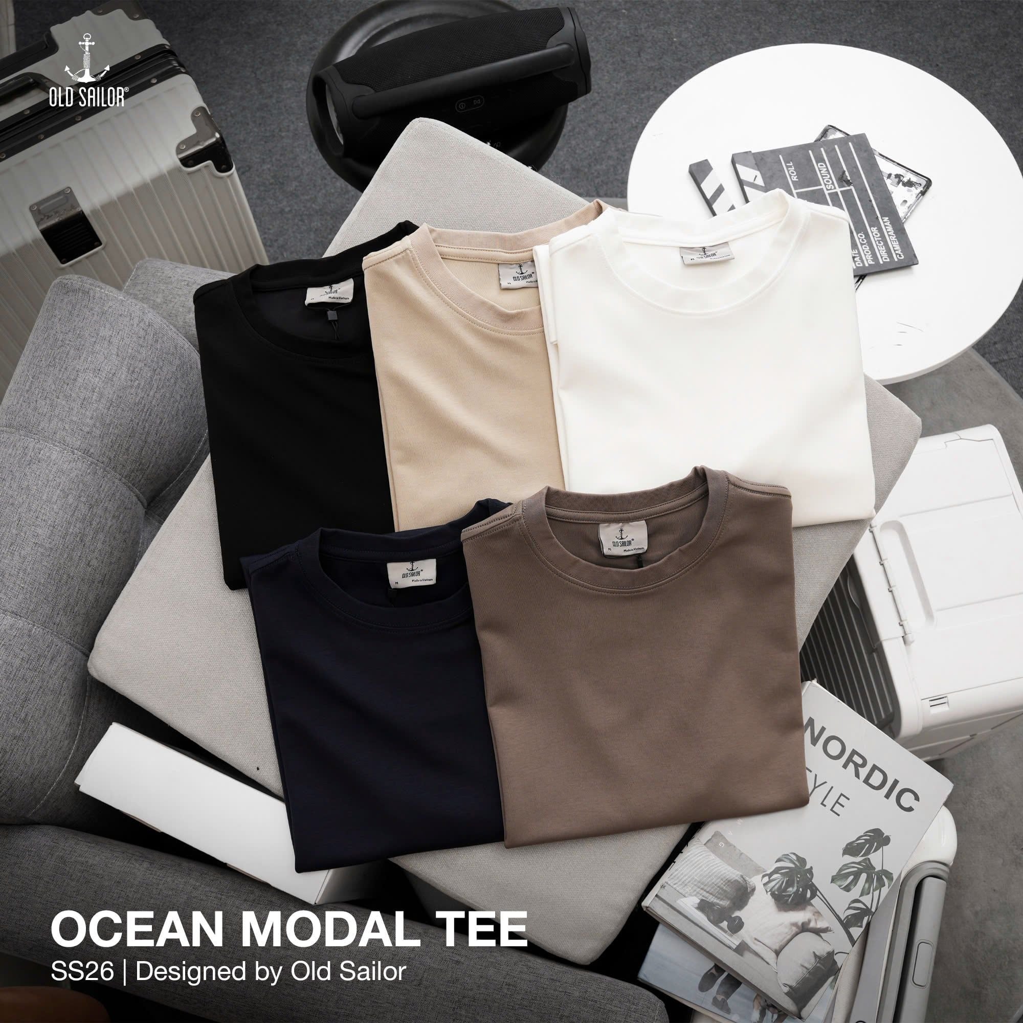  Áo Thun Nam Osl Ocean Modal Tee - 33073 - Big Size Upto 140KG 