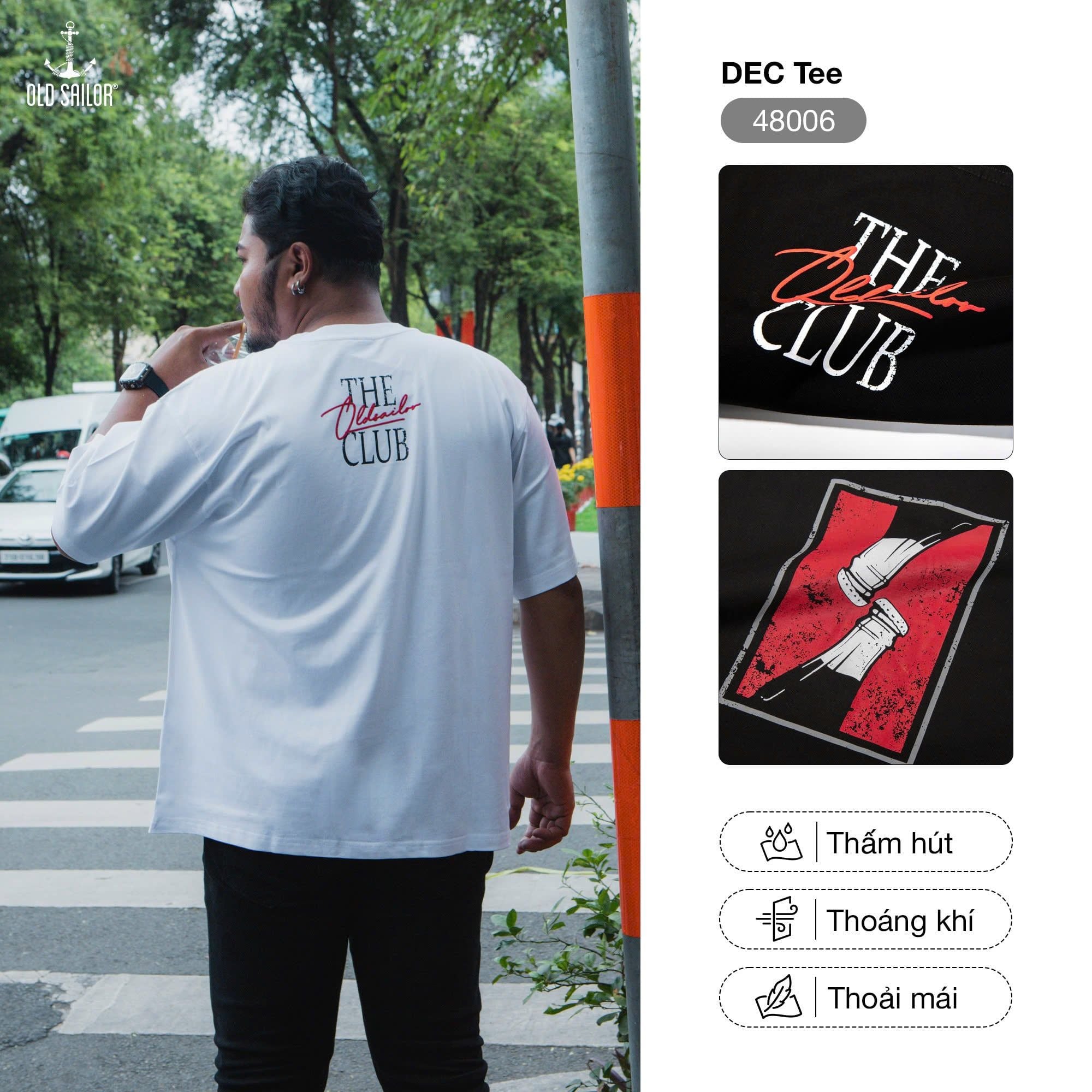  Áo Thun Nam Osl DEC Tee - 48006 - Big Size Upto 140KG 