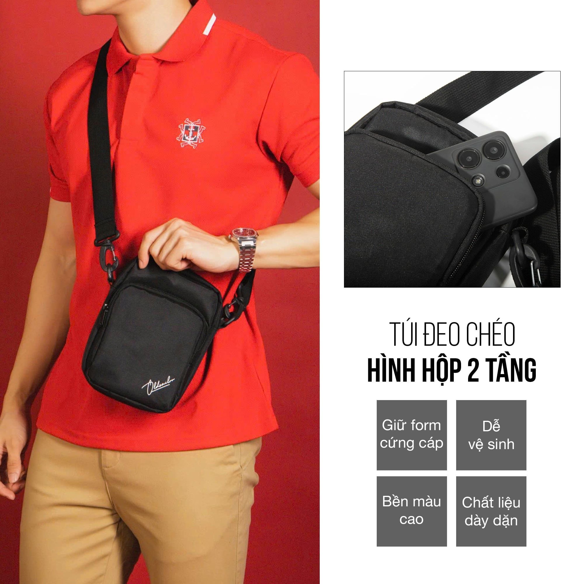  Osl Homme Crossbody Bag - 66005 