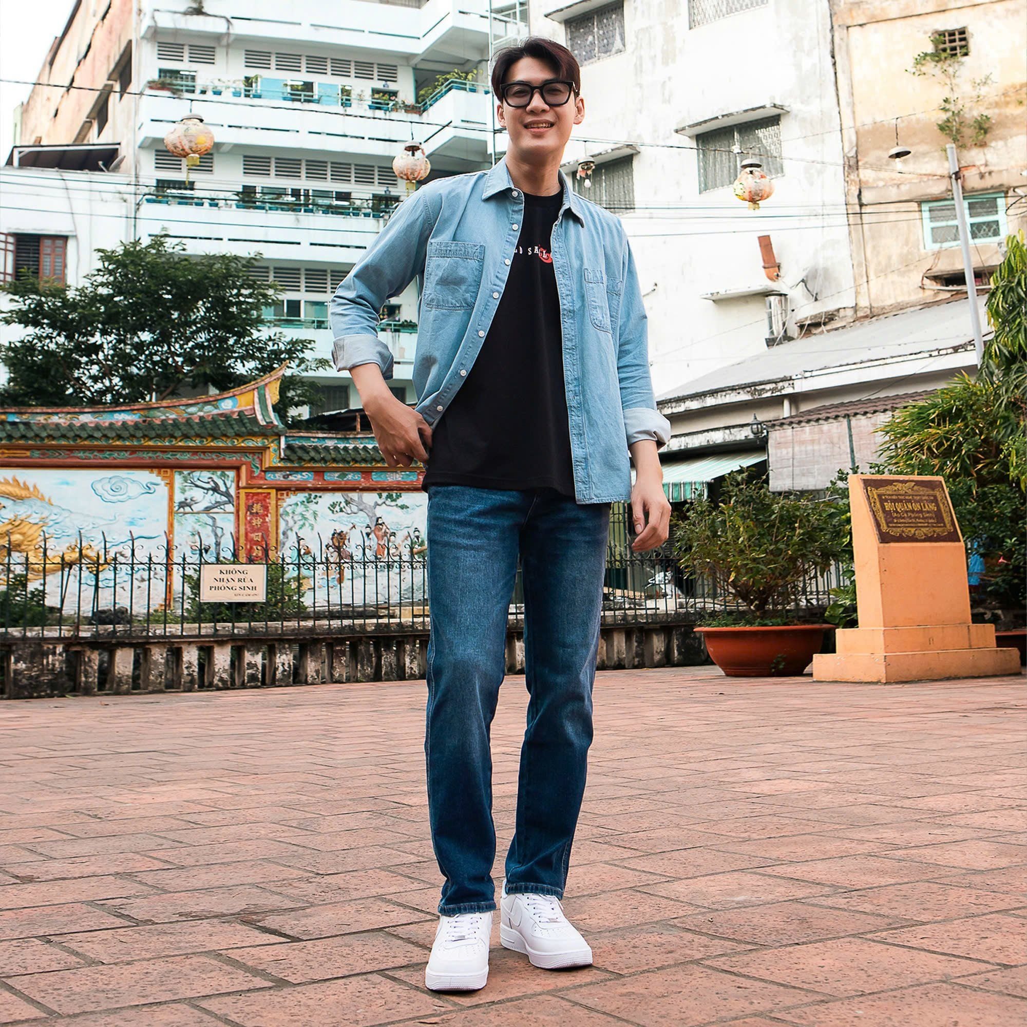  Quần Jeans Premium Straight - 6703 - Big Size Upto 5XL 