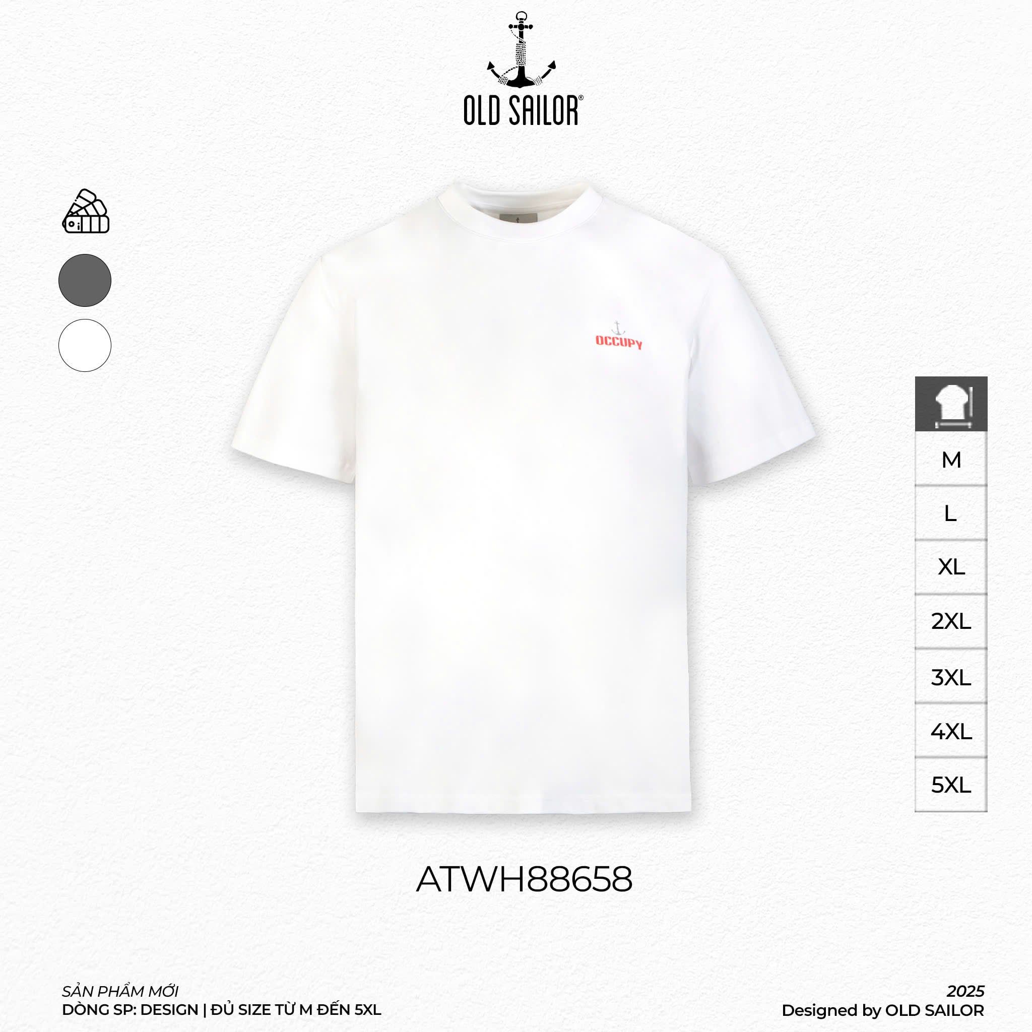  Áo Thun Nam Occupy  Old Sailor - ATWH88658 - Bigszie up to 5XL 