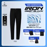  Quần Iron Deep Black Premium Jeans - Form Carrot - 7322 