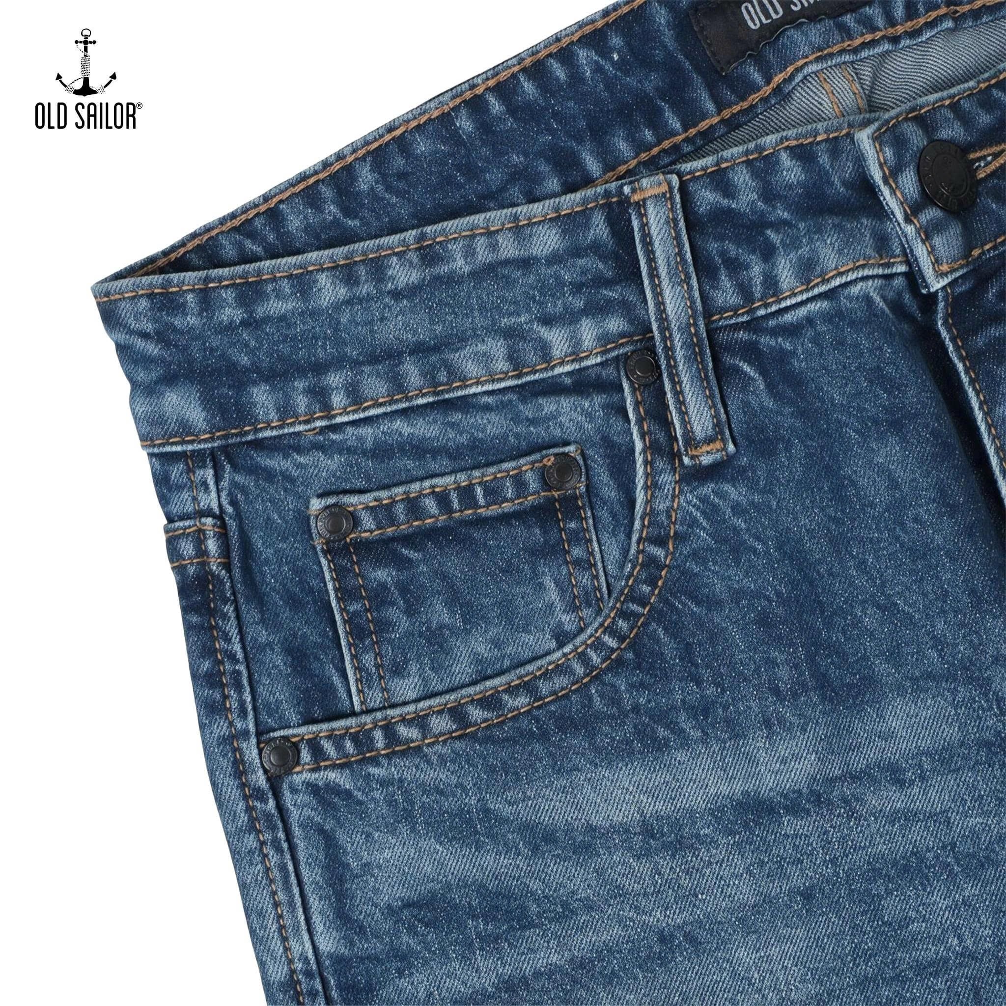  Quần Jean Nam Straight Young 7465 Old Sailor – Denim Cao Cấp, Form Straight Trẻ Trung 