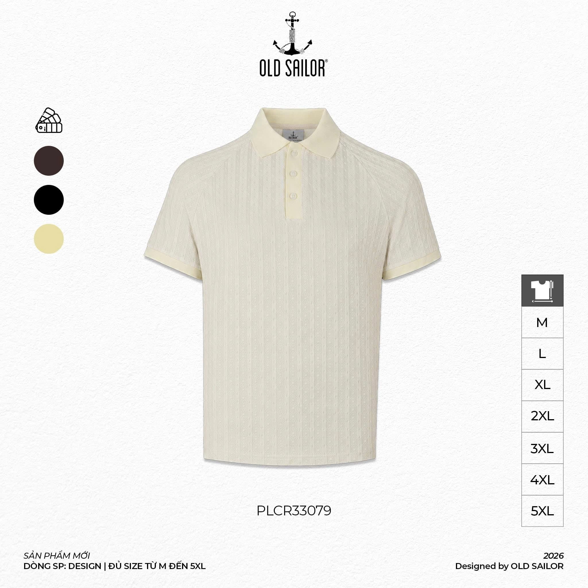  Áo Polo Nam ARAM 33079 | Form Basic M–5XL | Old Sailor 