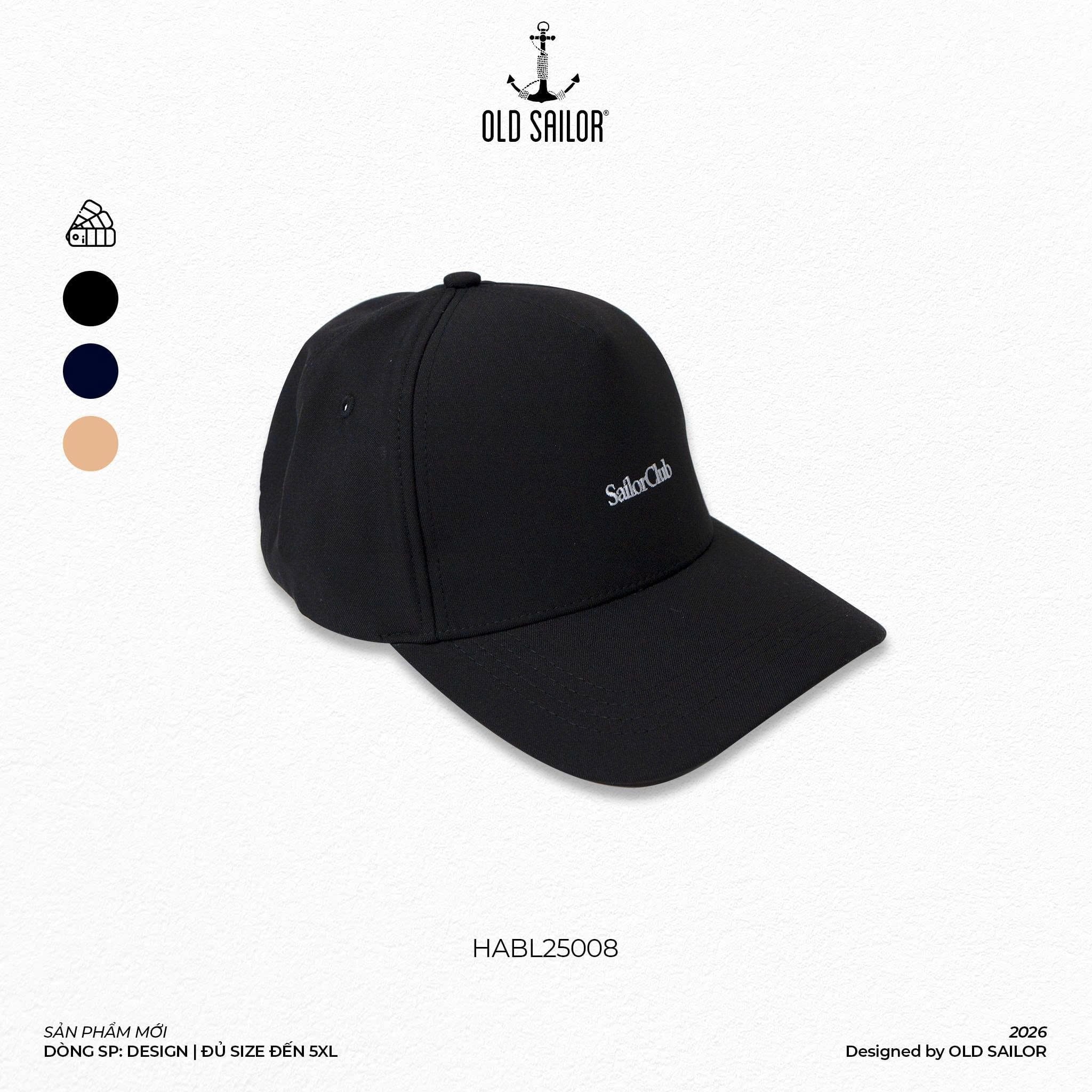  Nón Sailorclub - 25008 - Nón Nam Basic Old Sailor – Hoàn Thiện Phong Cách Từ Những Chi Tiết Nhỏ 