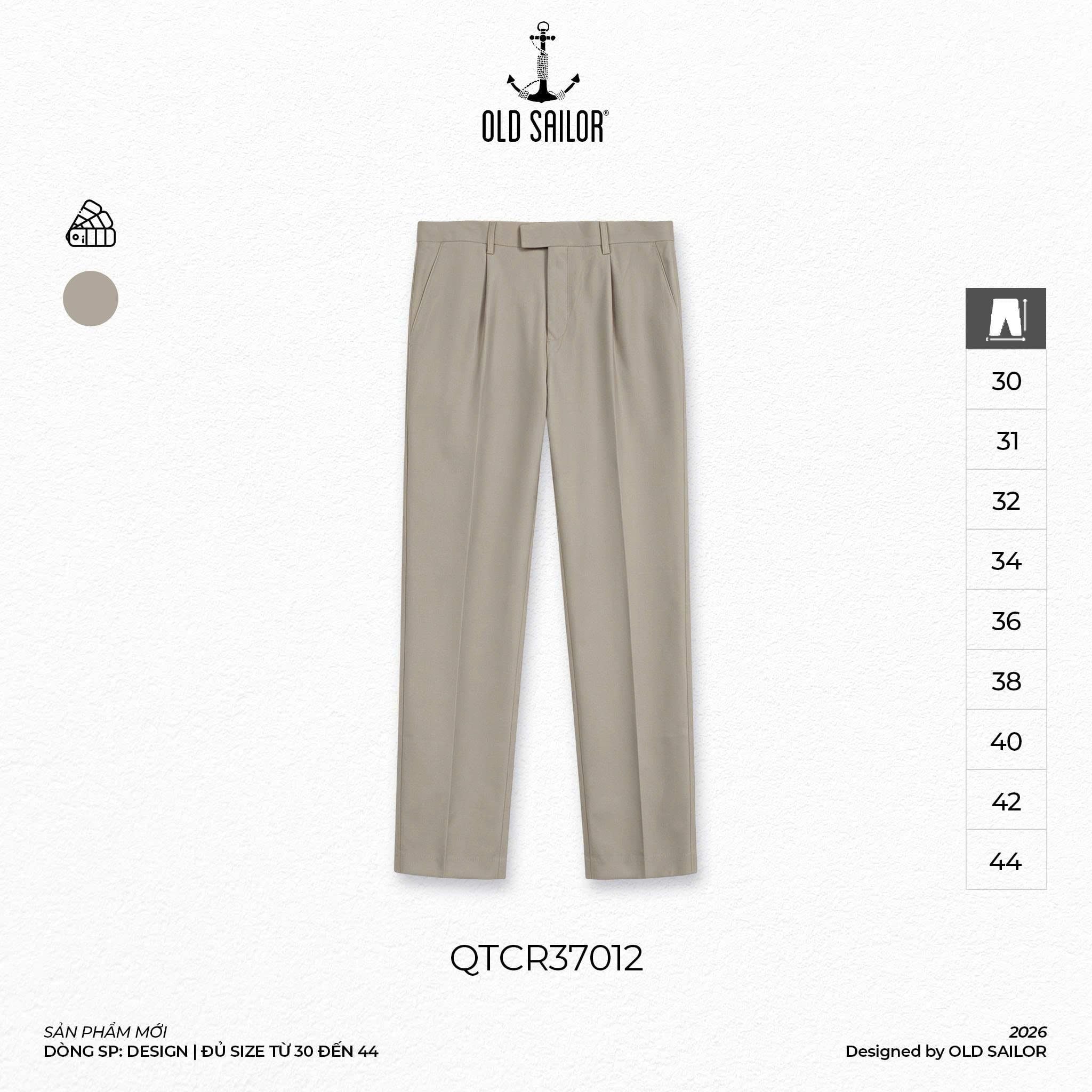  Quần Tây Osl Ellis Straight Trouser - 37012 - Big Size Upto 140KG 