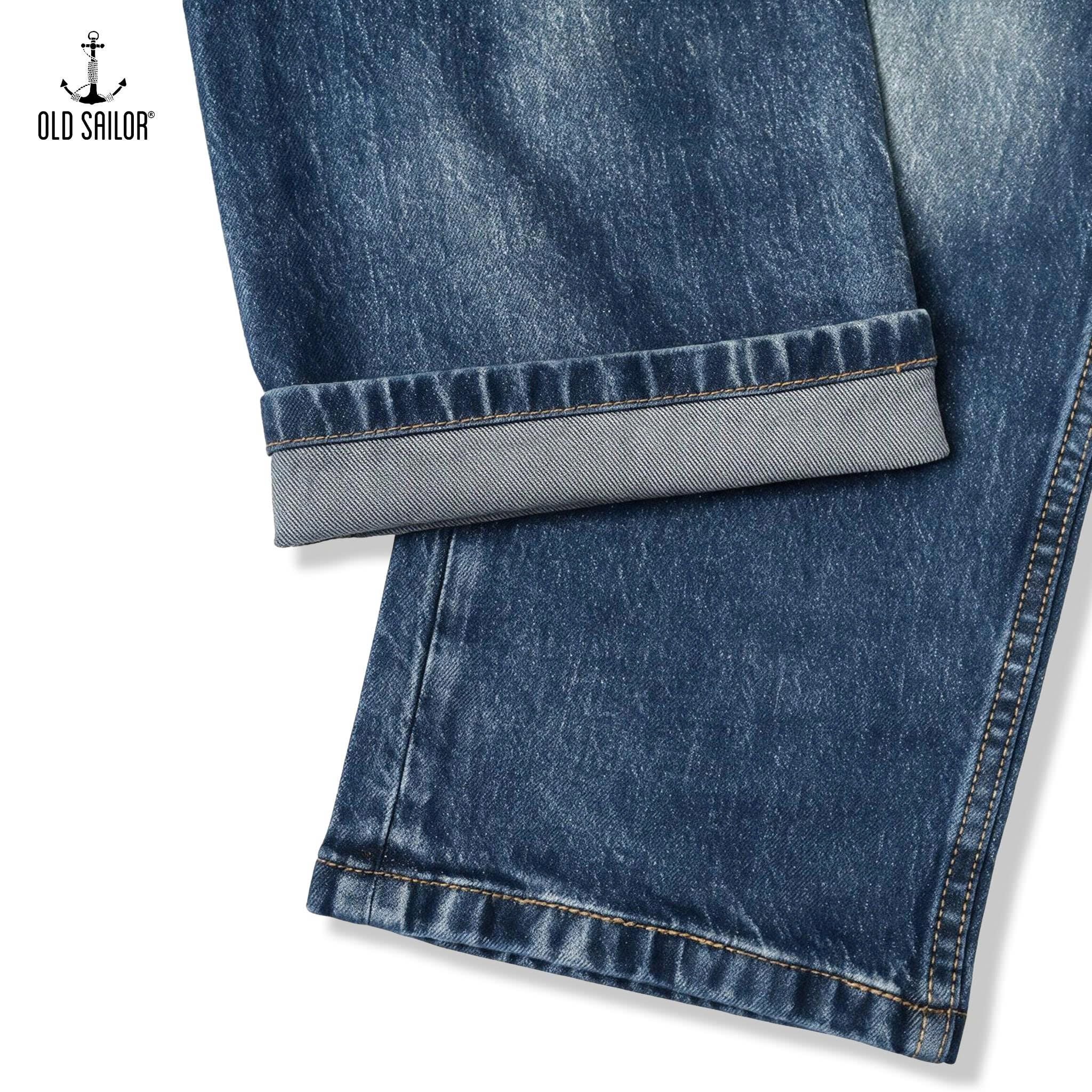  Quần Jean Nam Straight Young 7465 Old Sailor – Denim Cao Cấp, Form Straight Trẻ Trung 