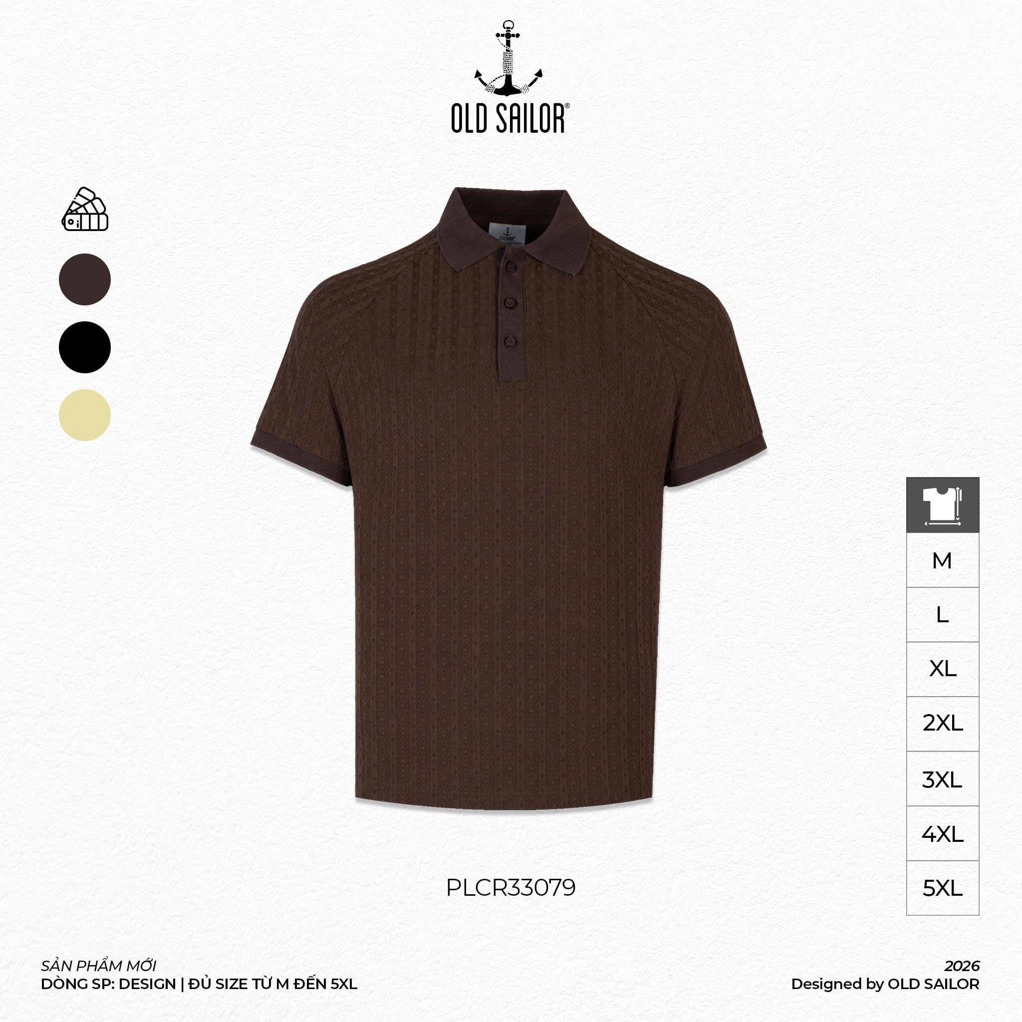  Áo Polo Nam ARAM 33079 | Form Basic M–5XL | Old Sailor 