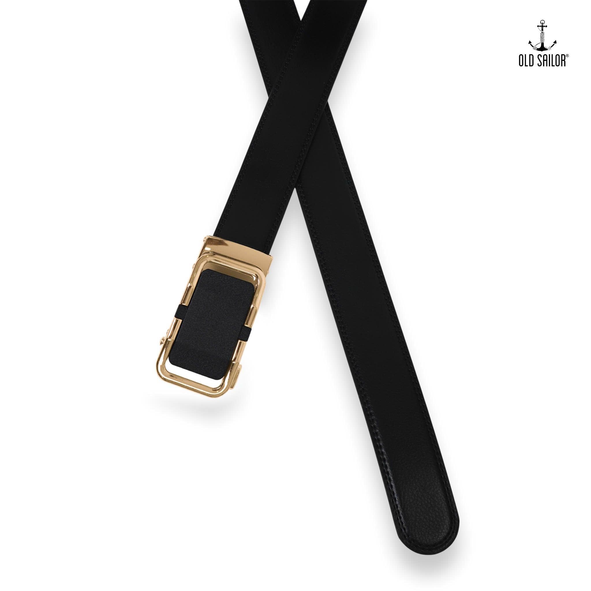  Thắt Lưng Nam Old Sailor – Khóa Tự Động, Da PU Carola, Big Size Đến 140kg - 21050 