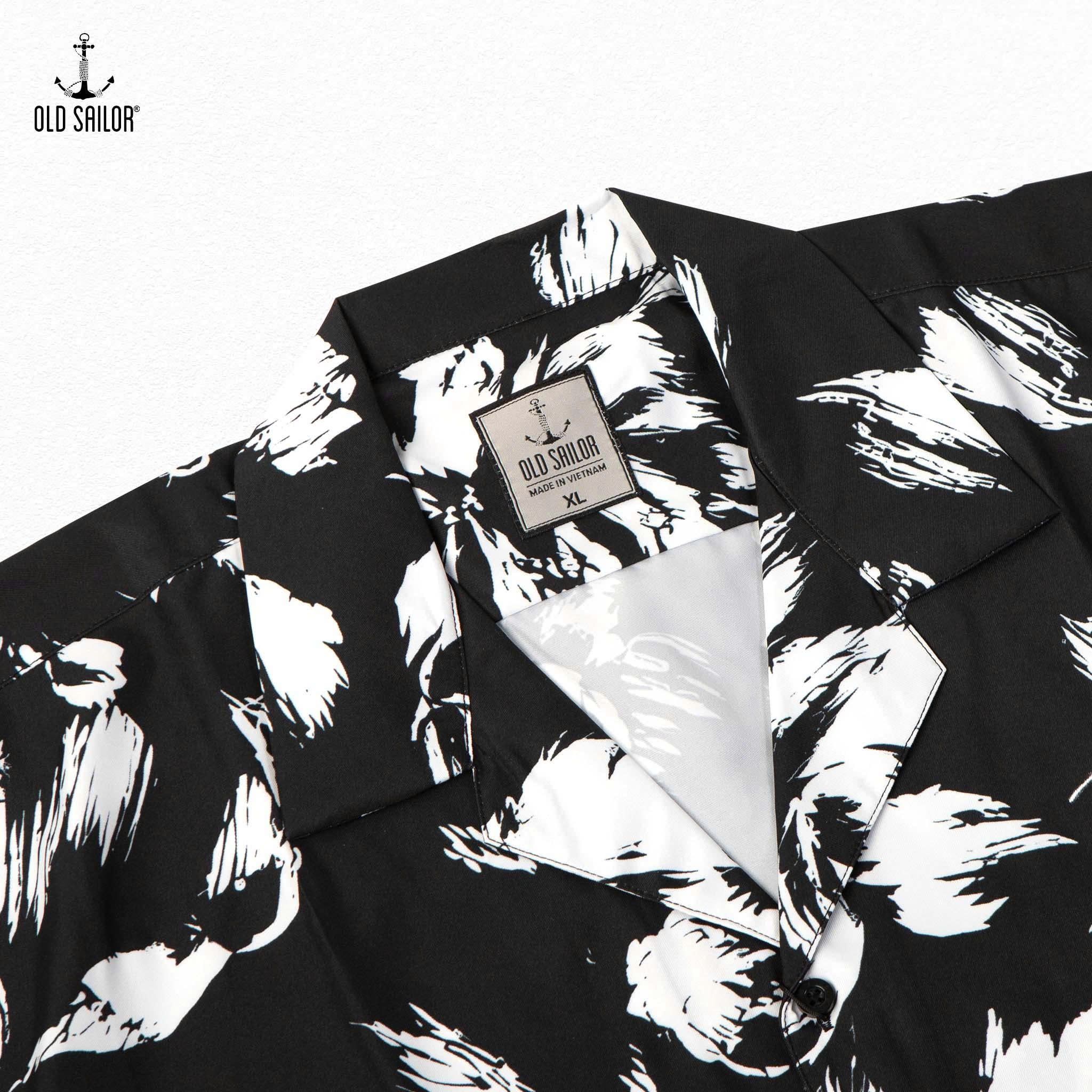  Áo Sơ Mi Cuban Floral Vestige - 88712 - Old Sailor - Bigsize Upto 140kg 