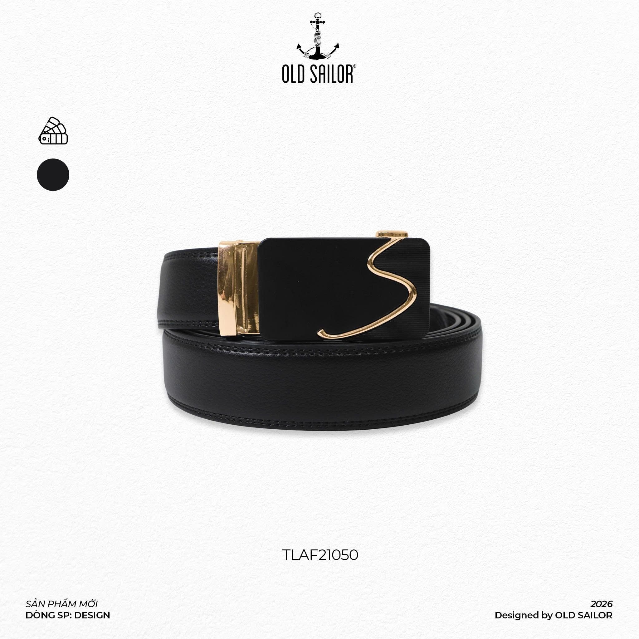  Thắt Lưng Nam Old Sailor – Khóa Tự Động, Da PU Carola, Big Size Đến 140kg - 21050 