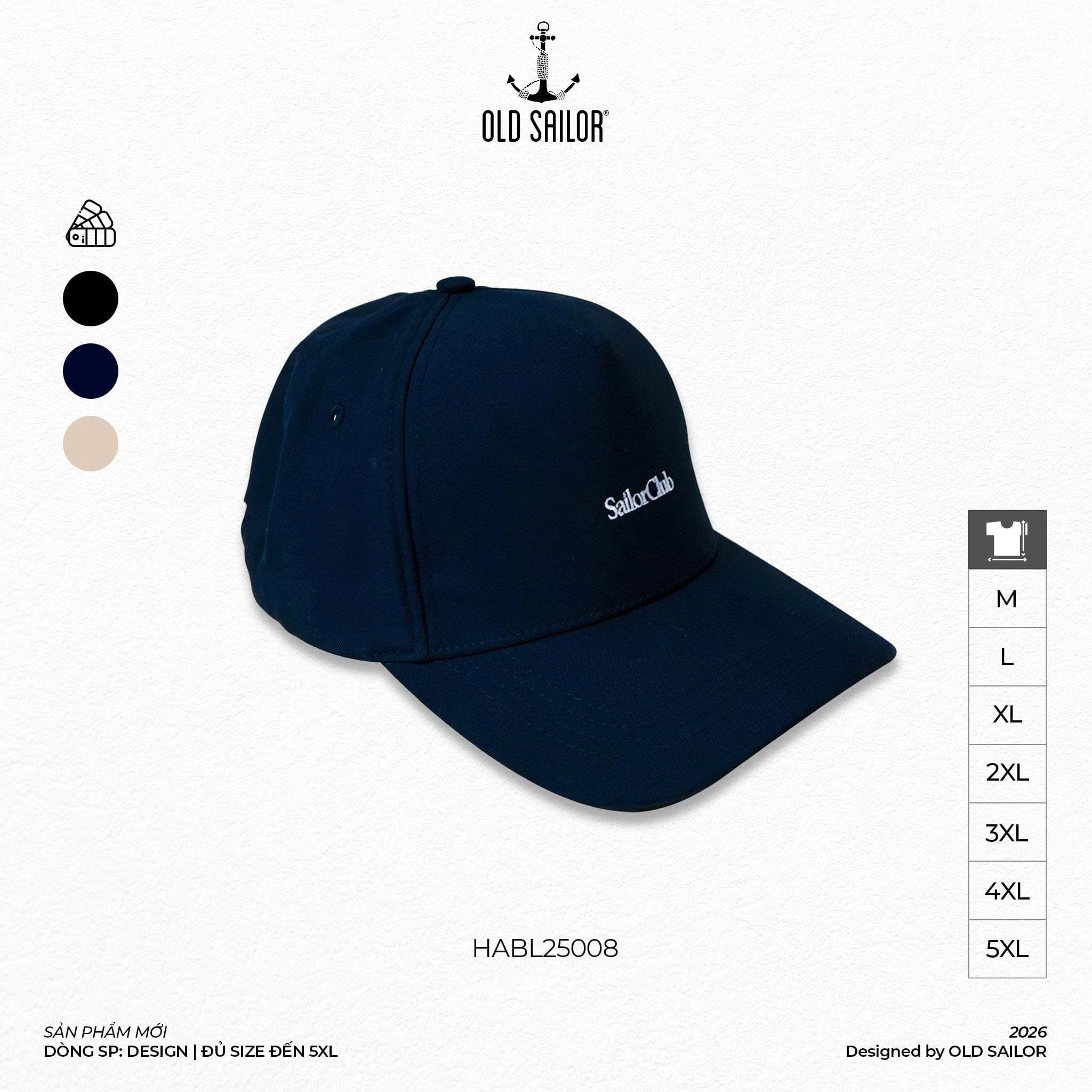  Nón Sailorclub - 25008 - Nón Nam Basic Old Sailor – Hoàn Thiện Phong Cách Từ Những Chi Tiết Nhỏ 