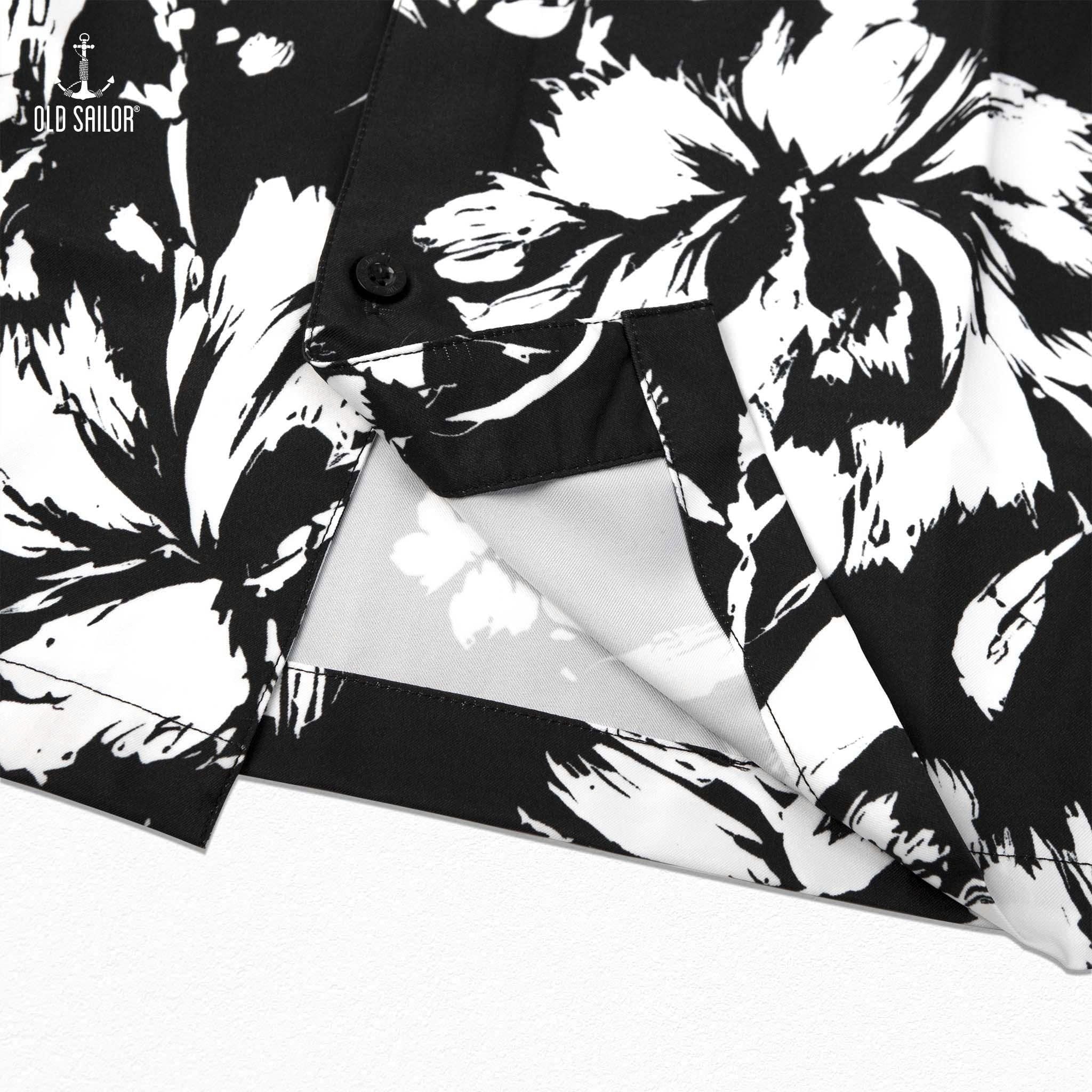  Áo Sơ Mi Cuban Floral Vestige - 88712 - Old Sailor - Bigsize Upto 140kg 