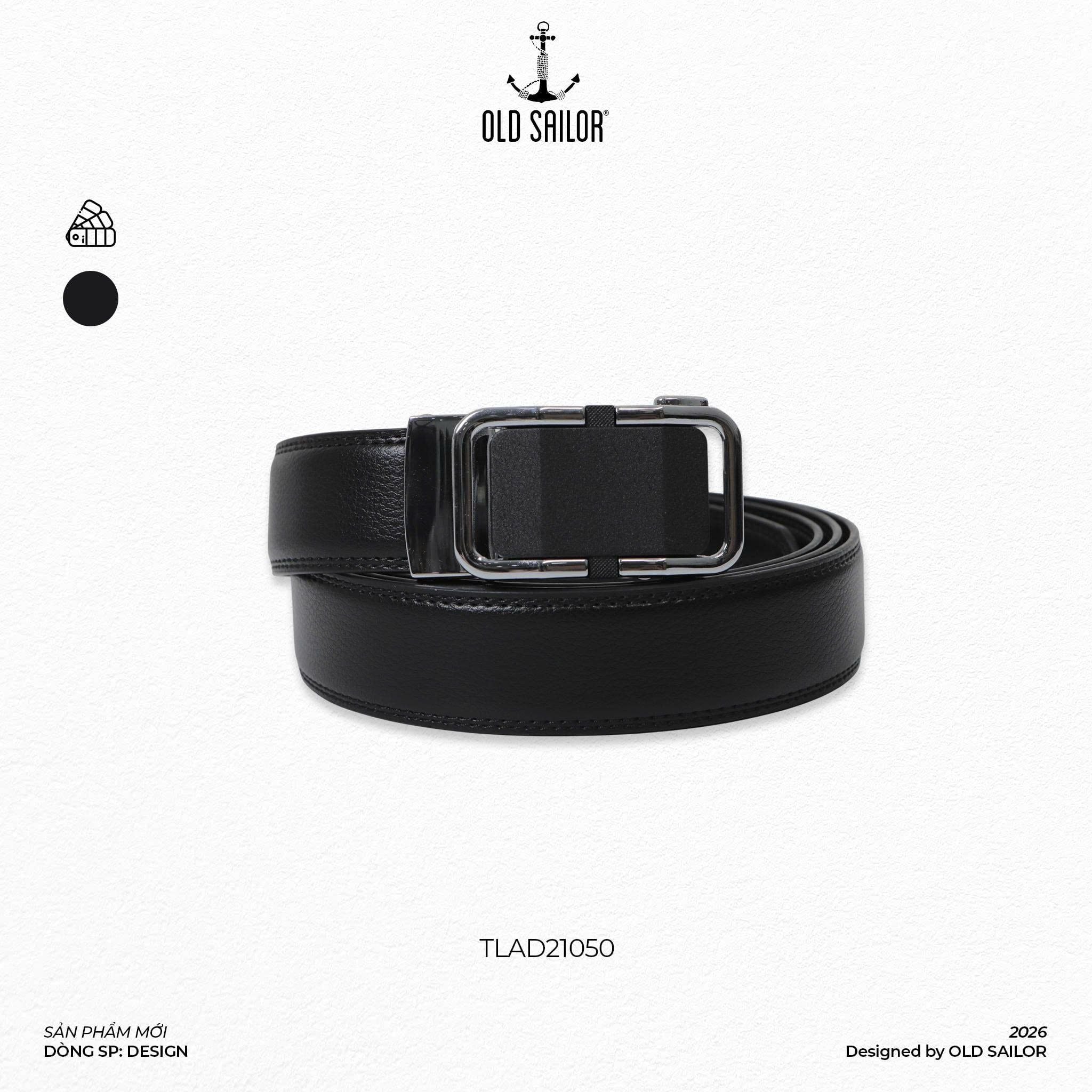  Thắt Lưng Nam Old Sailor – Khóa Tự Động, Da PU Carola, Big Size Đến 140kg - 21050 