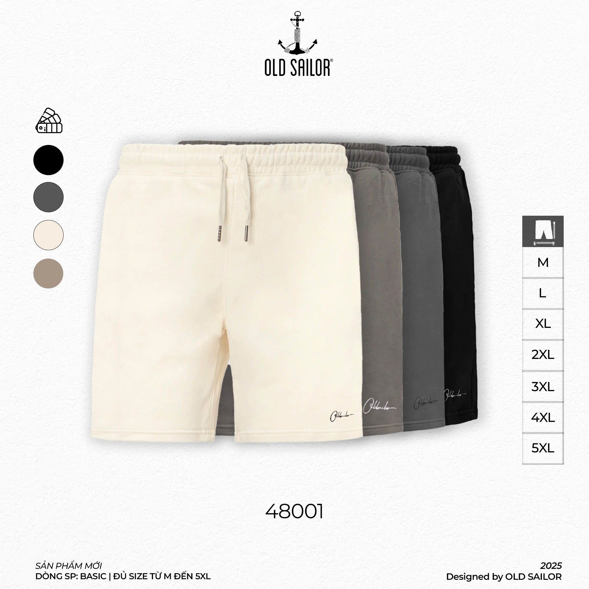  Quần Short Nam Osl Signature Short - 48001 - Bigsize upto 5XL 