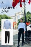  Áo Sơ Mi Nam Vải Sợi Tre Old Sailor - SMXB88599 - Big Size Upto 5XL - 2024 