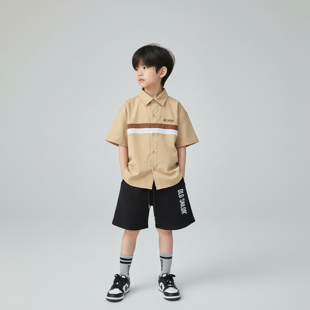  Áo Sơ Mi Trẻ Em Old Sailor - KSMB88640 - 88640 