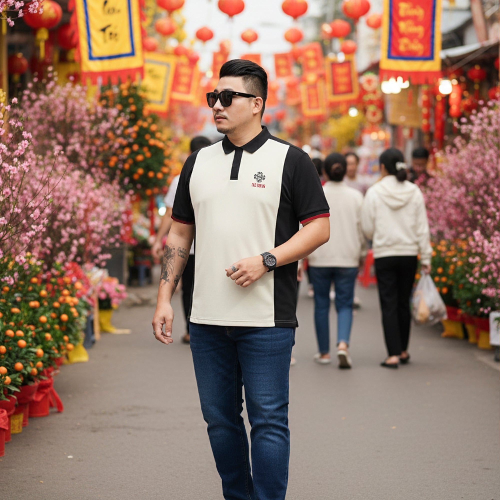  Áo Polo Nam Bigsize - Thrive Polo  – 88692 - Bigsize upto 5XL 