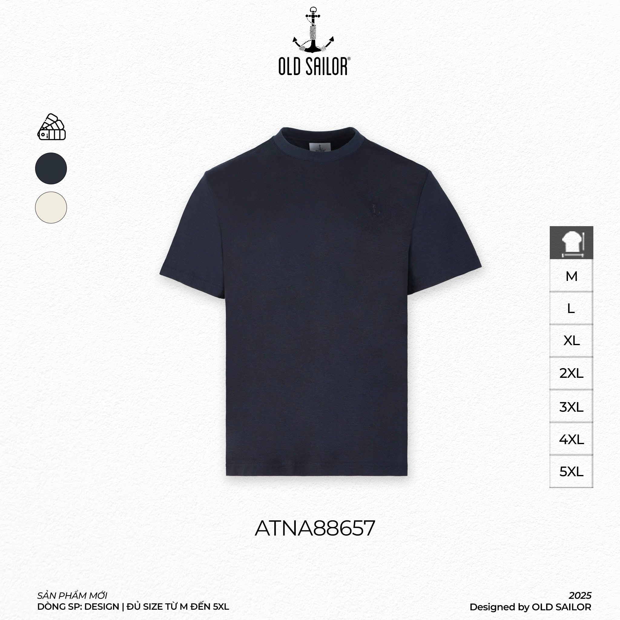  Áo Thun Nam Stamp  Old Sailor Tee  - ATNA 88657 - Big Size Up To 5XL 
