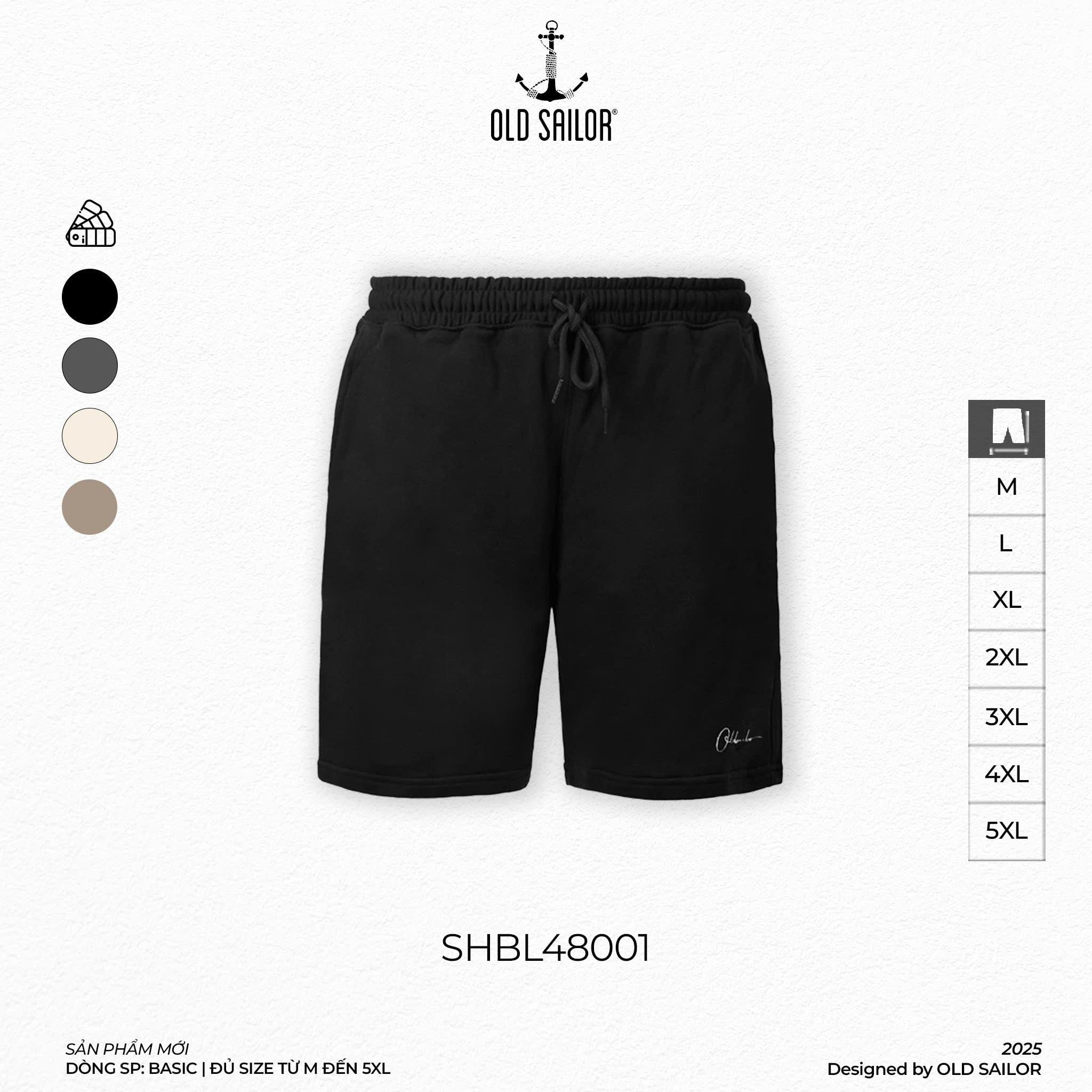  Quần Short Nam Osl Signature Short - 48001 - Bigsize upto 5XL 