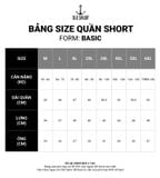  Quần Short Nam Kaki Shark Old Sailor - SHMS31012 - Big Size upto 6XL - 2024 
