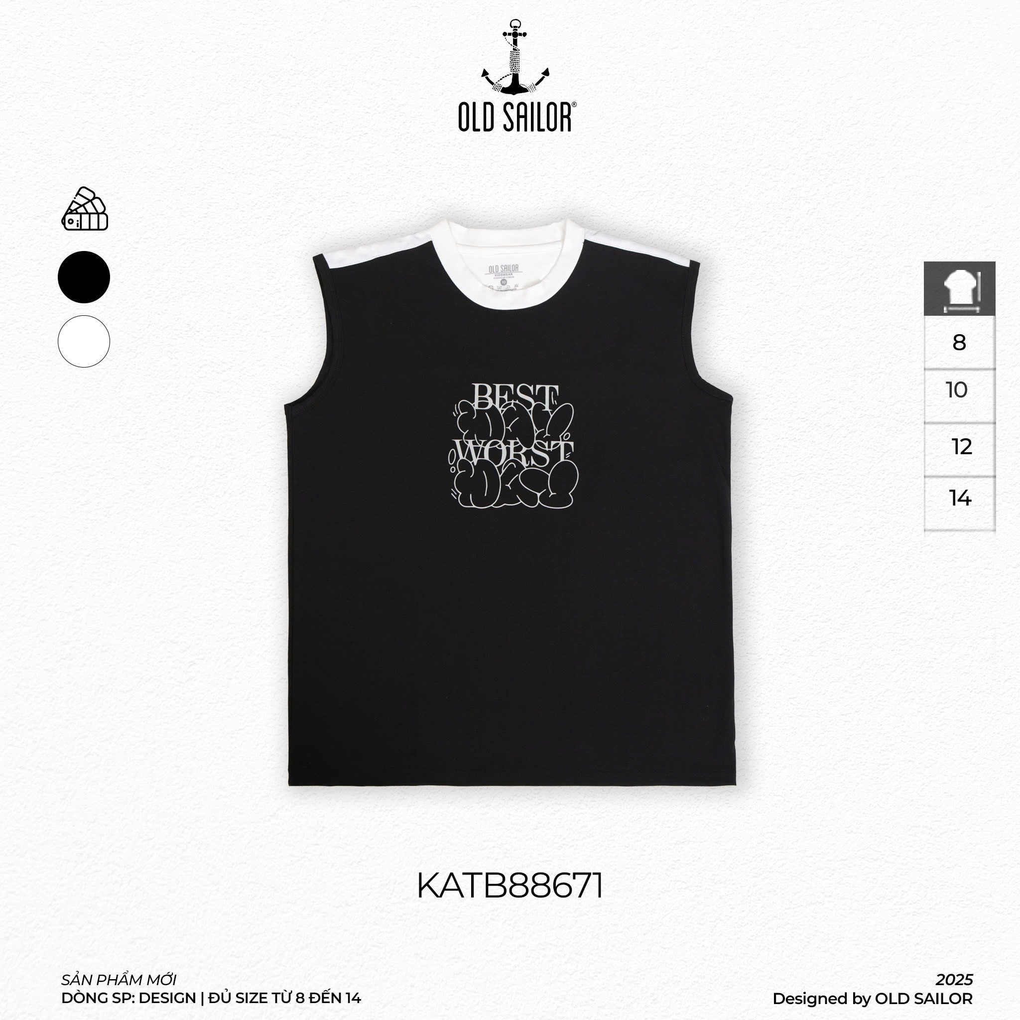  Áo Thun Trẻ Em Osl Texy Kids Tee - 88671 - Size 8 đến 14 