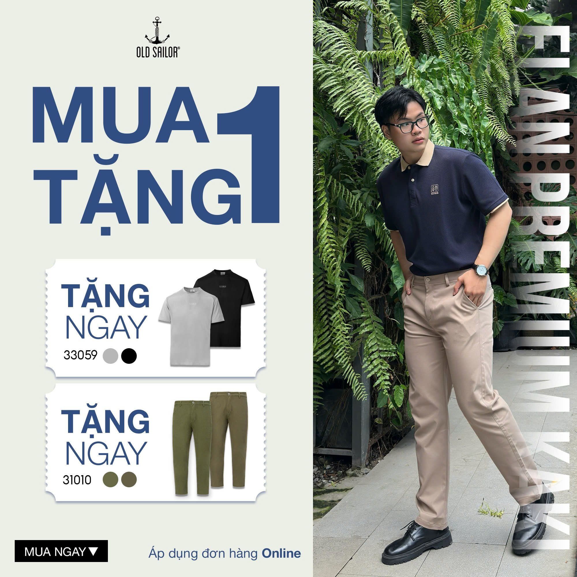  Quần Kaki Osl Elan Premium Kaki - 46006 - Bigsize upto 44 