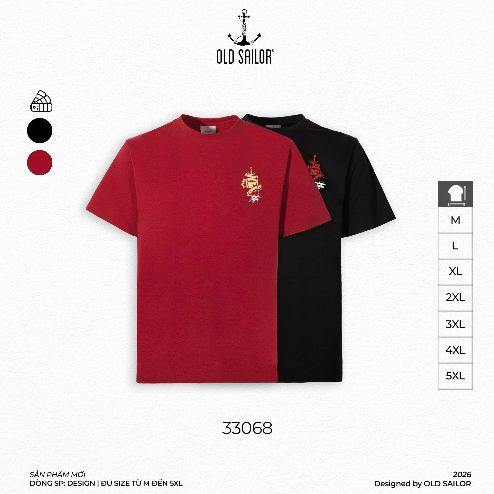  Áo Thun Nam Bigsize - "Xingau" Tee – 33068 - Bigsize upto 5XL 