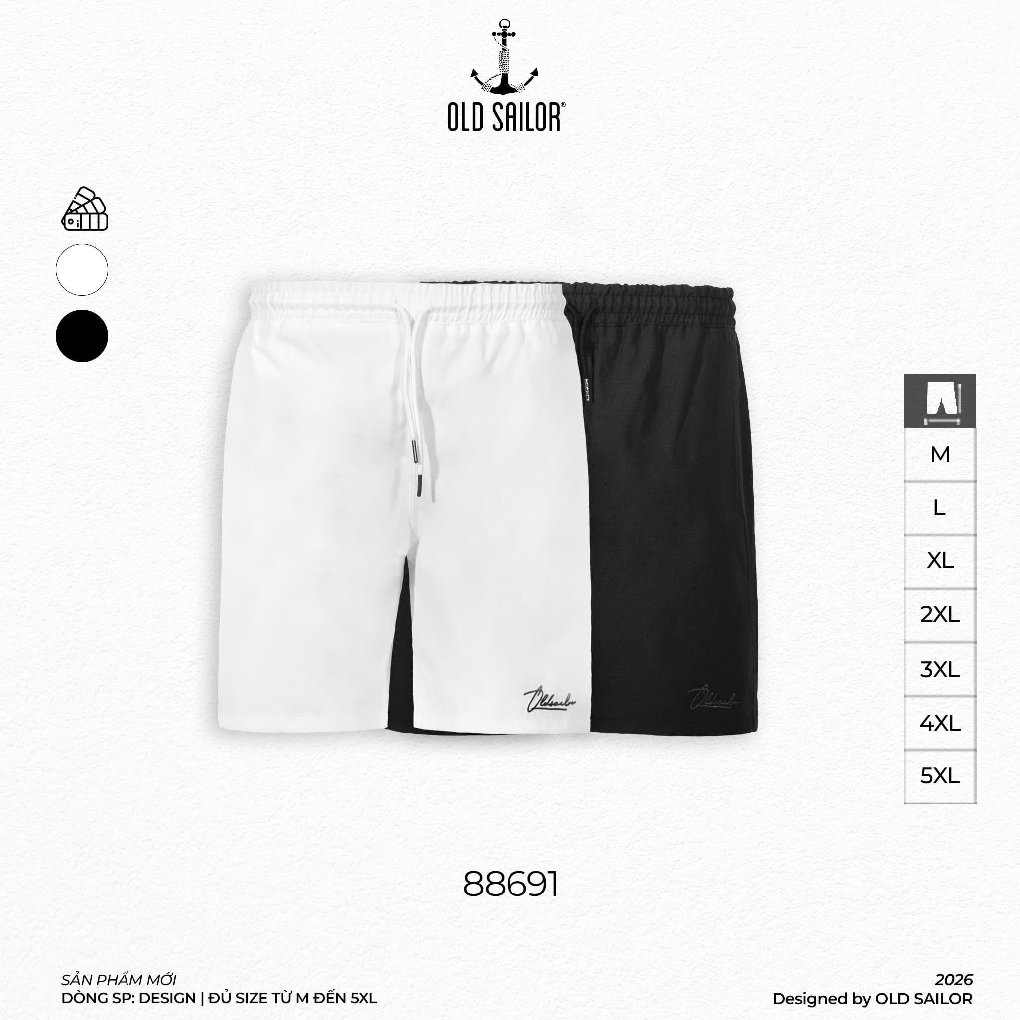  Quần Short Nam Osl Rolly Short - 88691 - Big Size Upto 140KG 