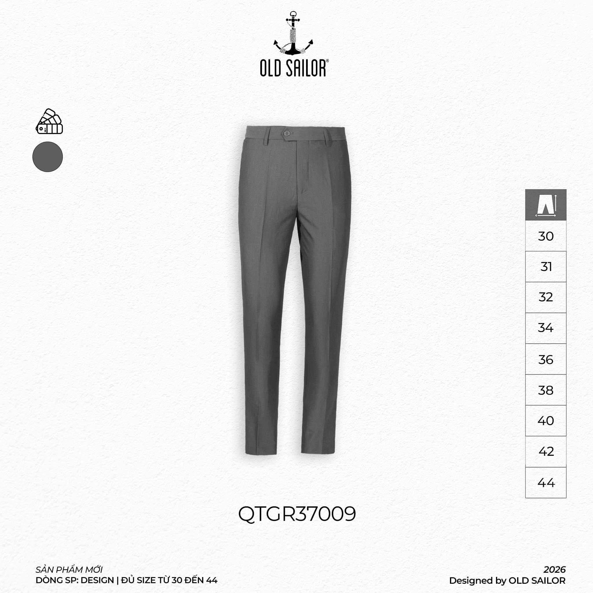  Quần Tây Nam Basic Premium Old Sailor - QTDE 37009 - Big size upto 44 